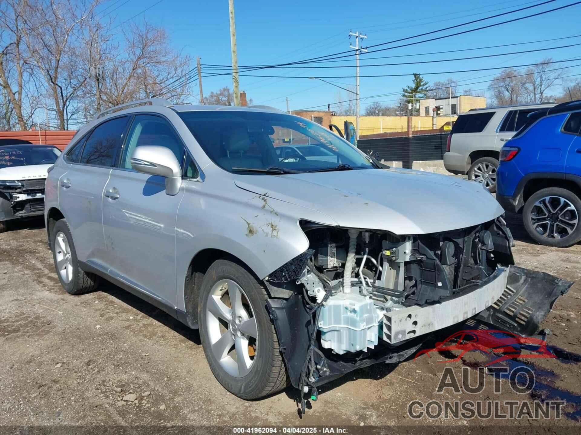 LEXUS RX 350 2011 - 2T2BK1BA1BC099933