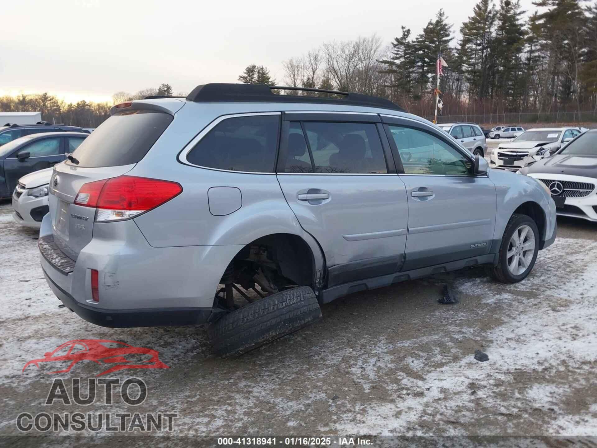 SUBARU OUTBACK 2013 - 4S4BRBCC6D3242890