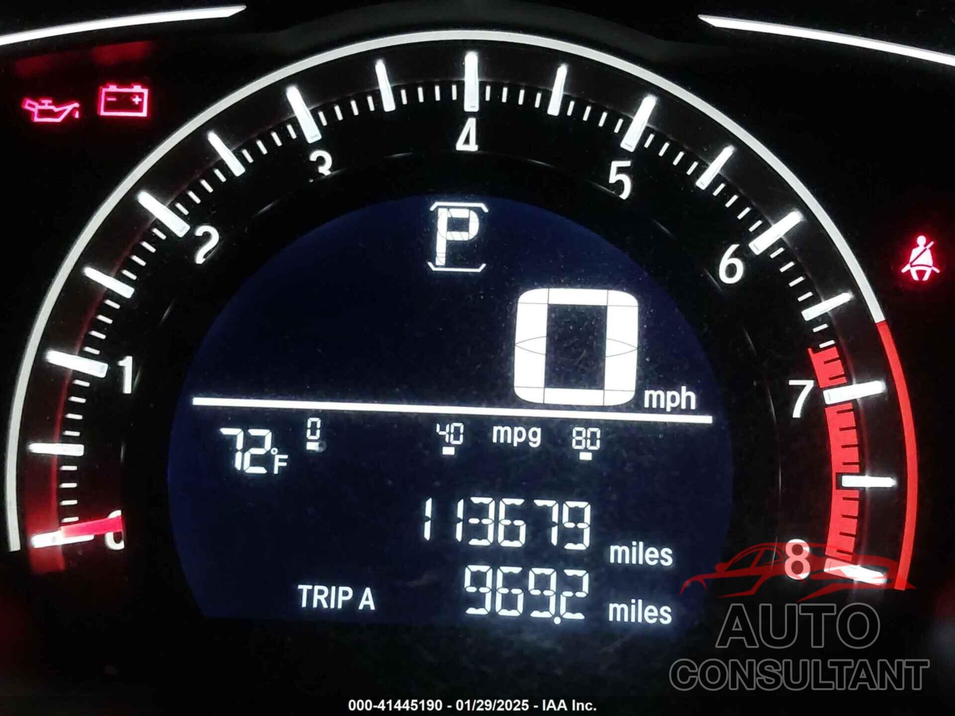 HONDA CIVIC 2017 - 19XFC2F51HE228107