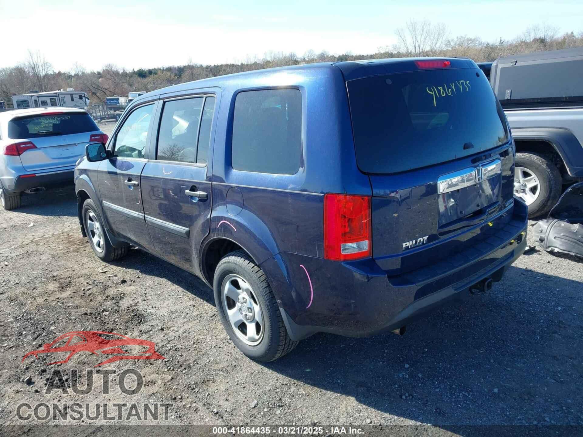 HONDA PILOT 2013 - 5FNYF4H27DB082993