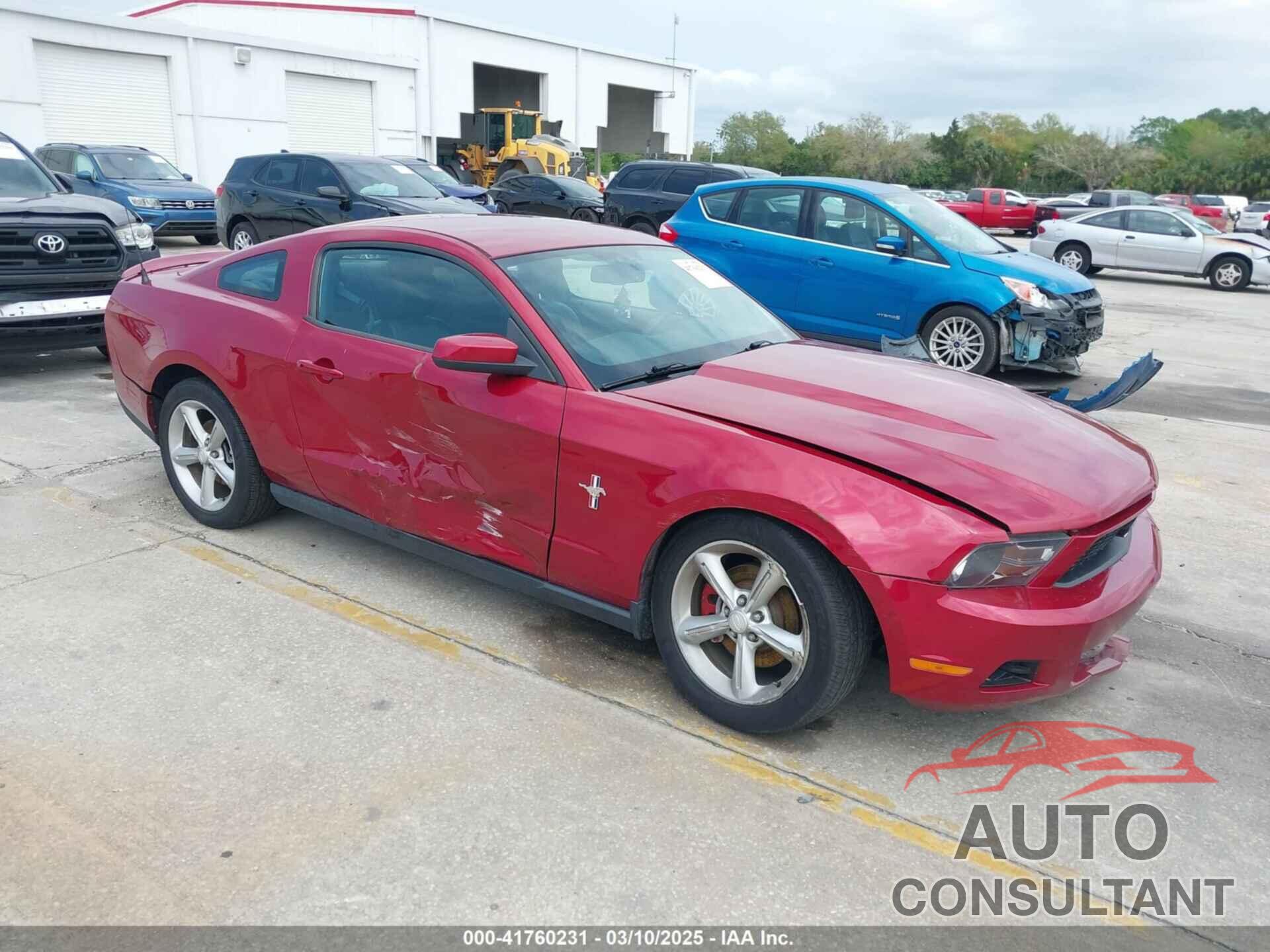 FORD MUSTANG 2012 - 1ZVBP8AM4C5236336