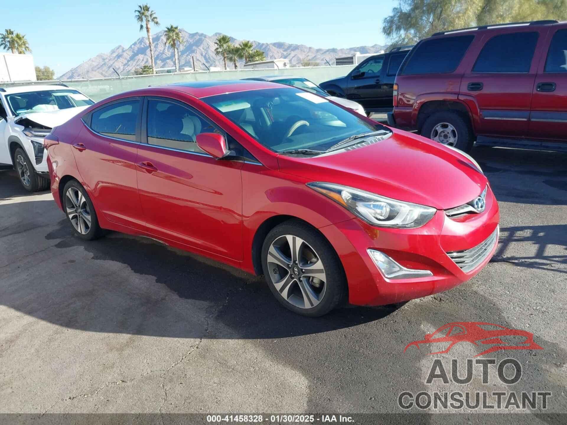 HYUNDAI ELANTRA 2015 - KMHDH4AH2FU238743