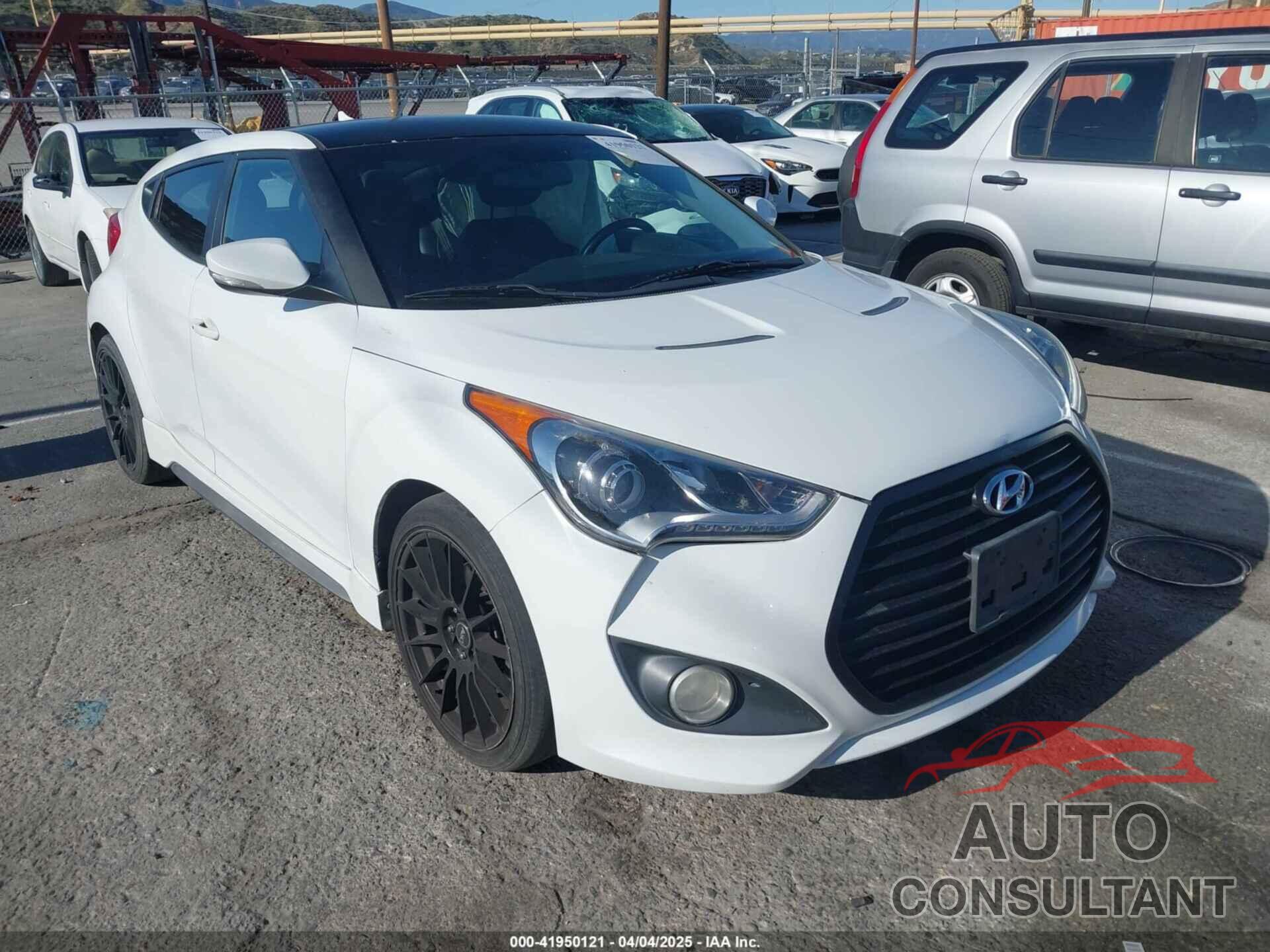 HYUNDAI VELOSTER 2014 - KMHTC6AE0EU190363