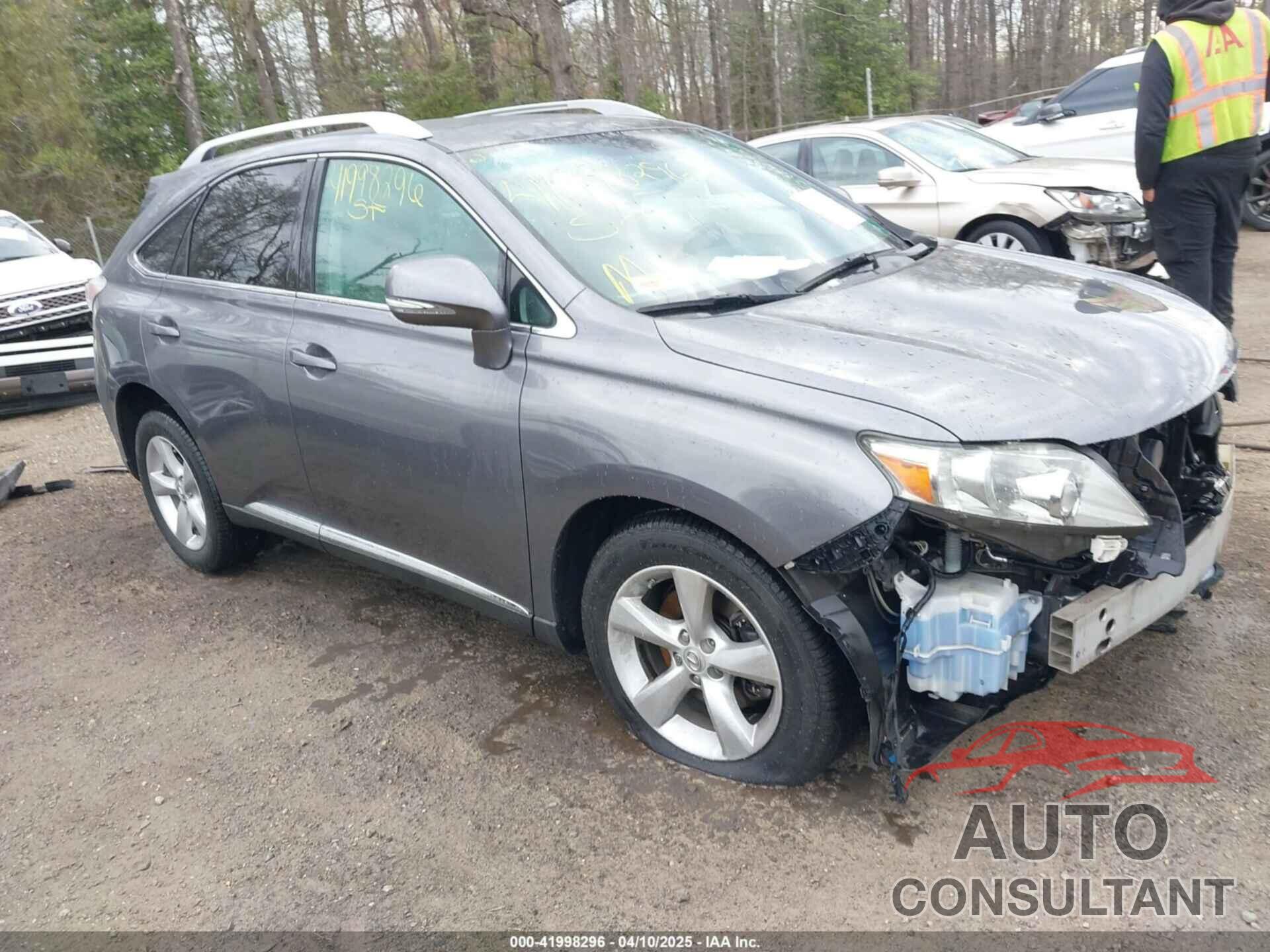 LEXUS RX 350 2012 - 2T2BK1BA7CC125114