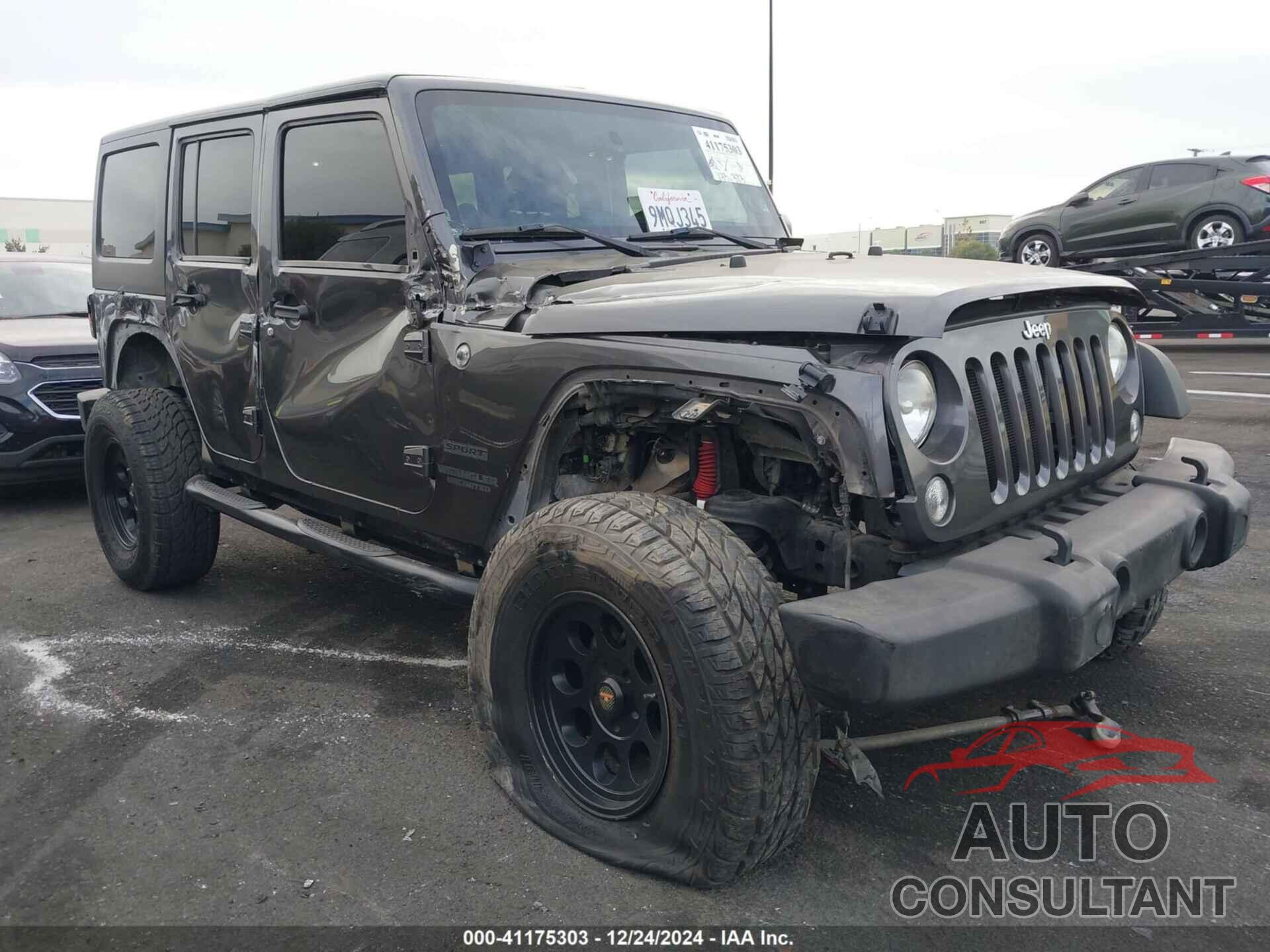 JEEP WRANGLER UNLIMITED 2014 - 1C4HJWDG6EL271032