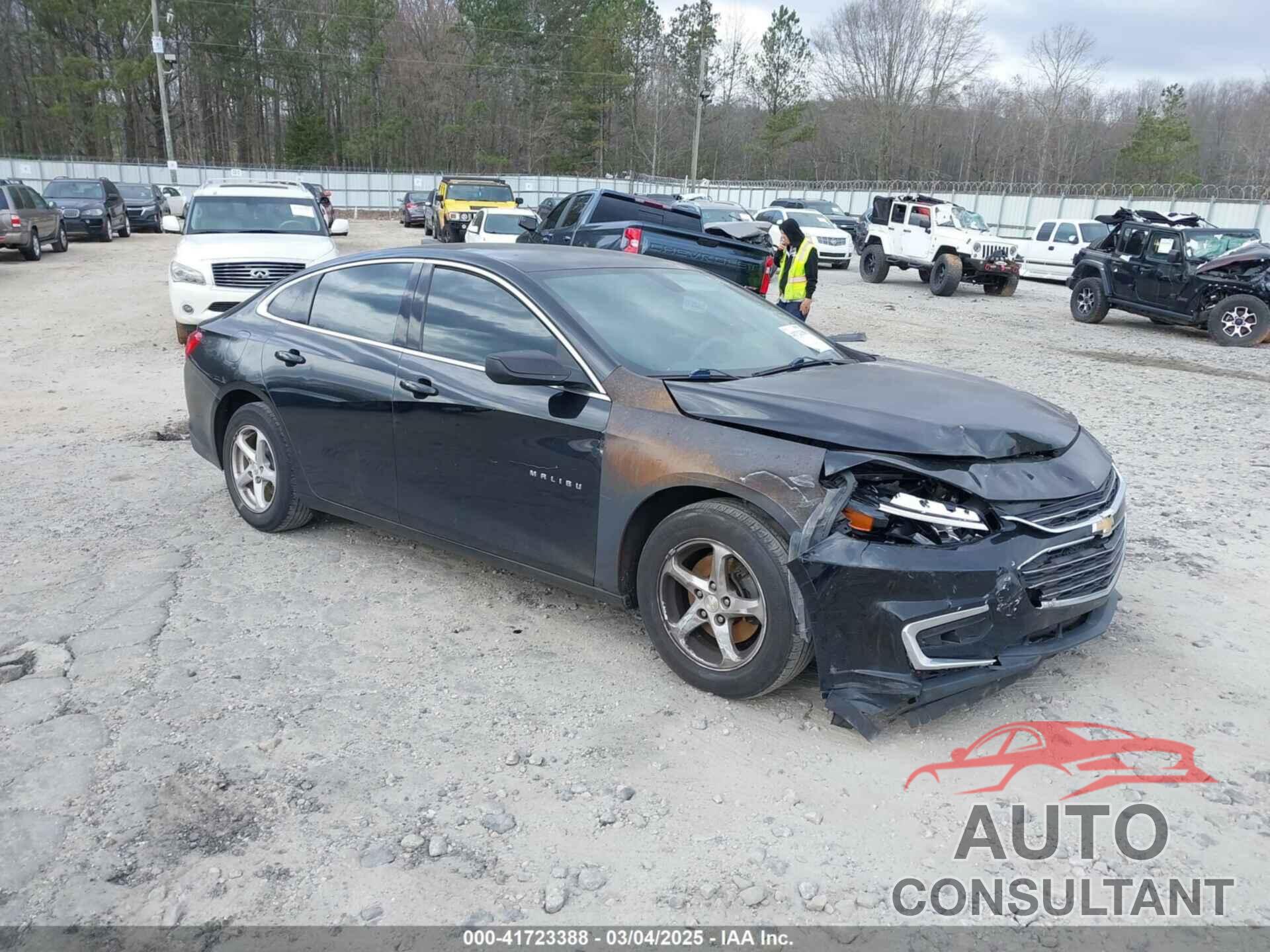CHEVROLET MALIBU 2017 - 1G1ZB5ST4HF198427