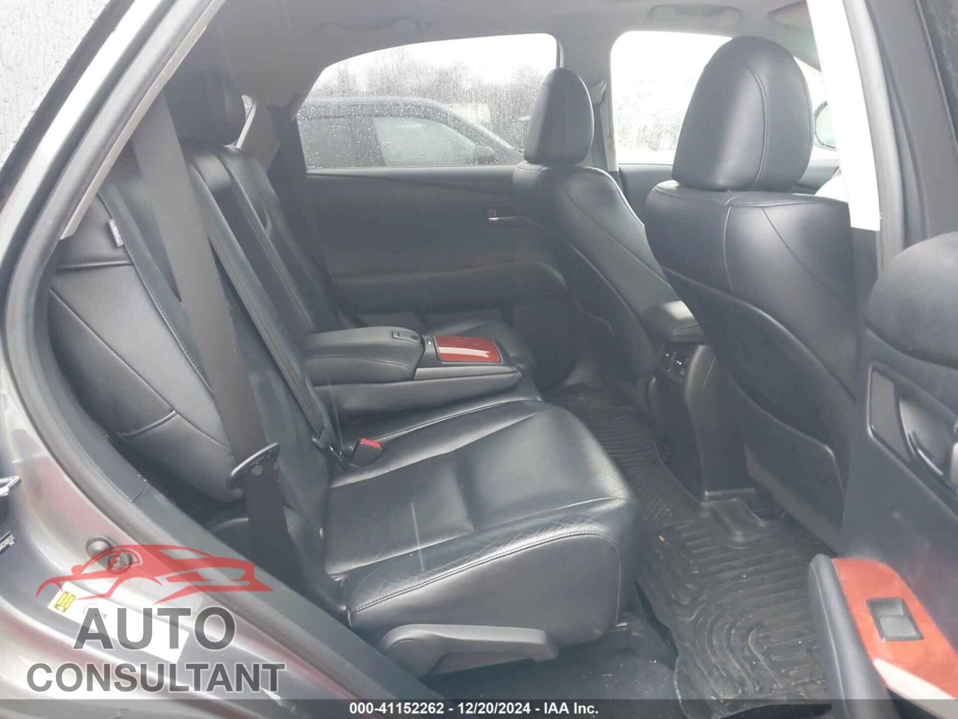 LEXUS RX 450H 2012 - JTJBC1BA4C2428123