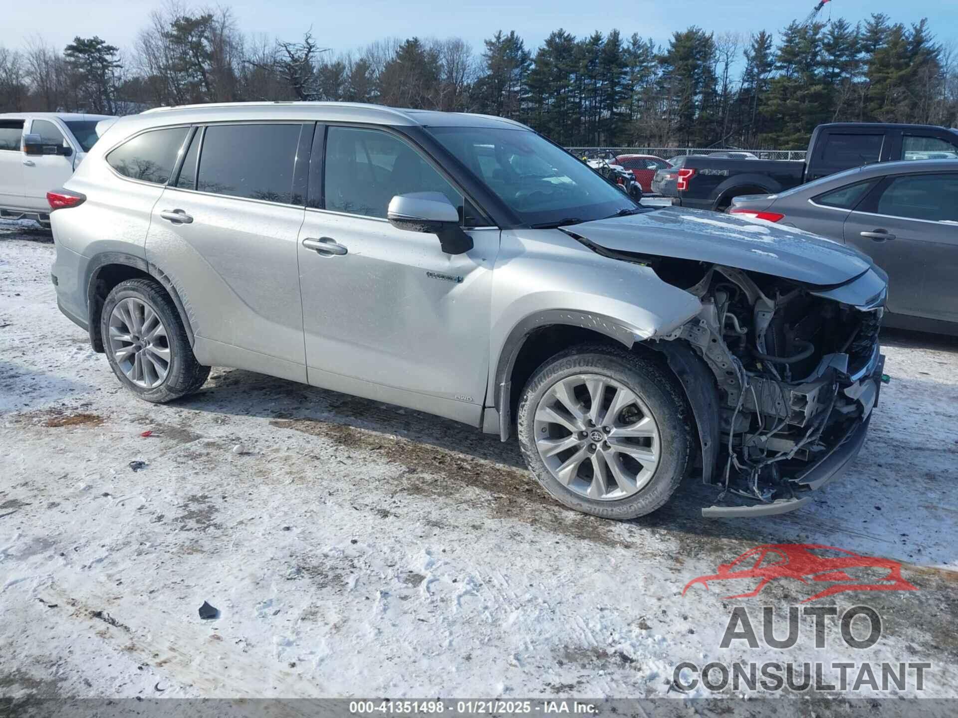 TOYOTA HIGHLANDER 2021 - 5TDDBRCH3MS016844