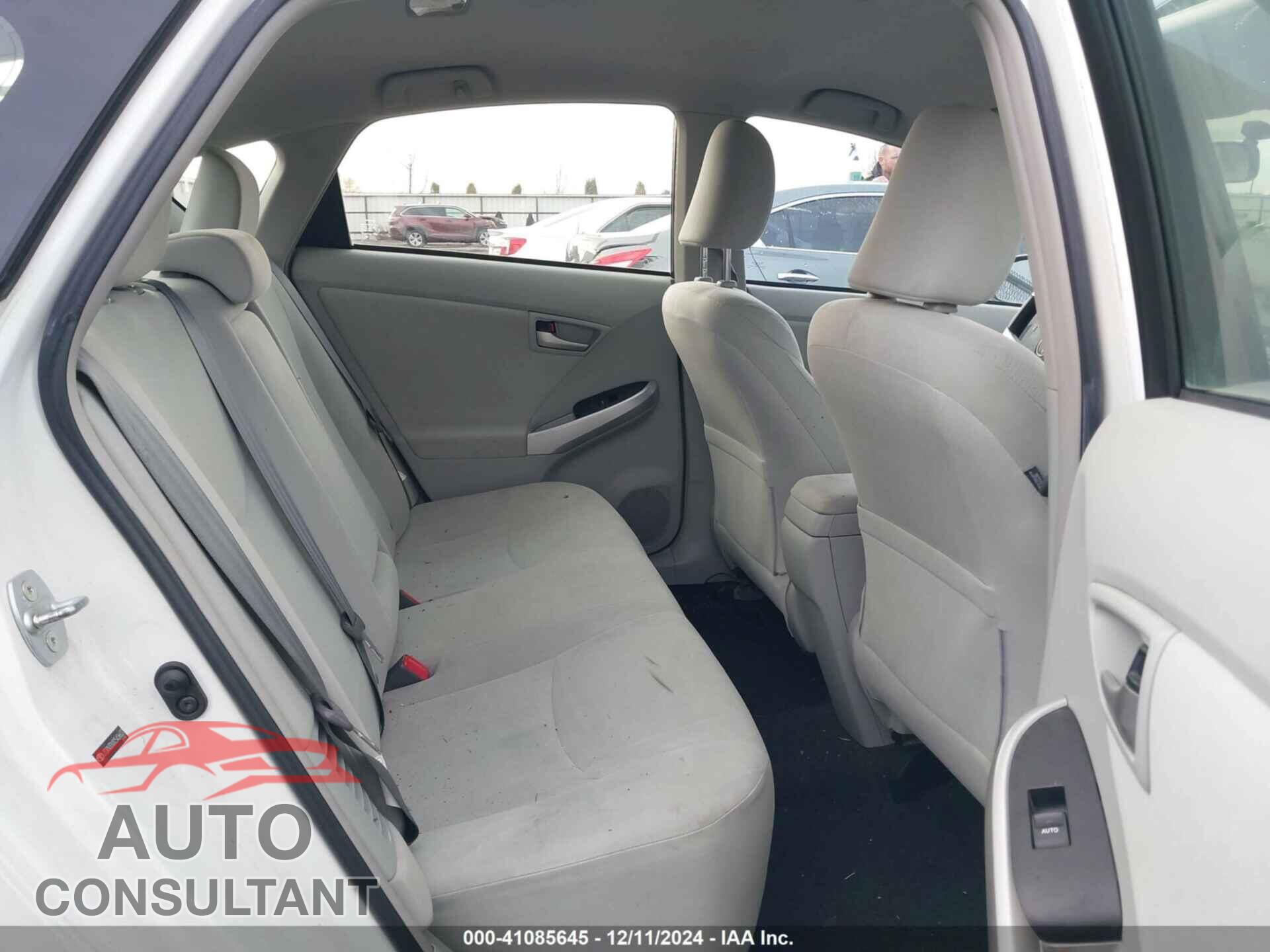 TOYOTA PRIUS 2012 - JTDKN3DU0C5436637