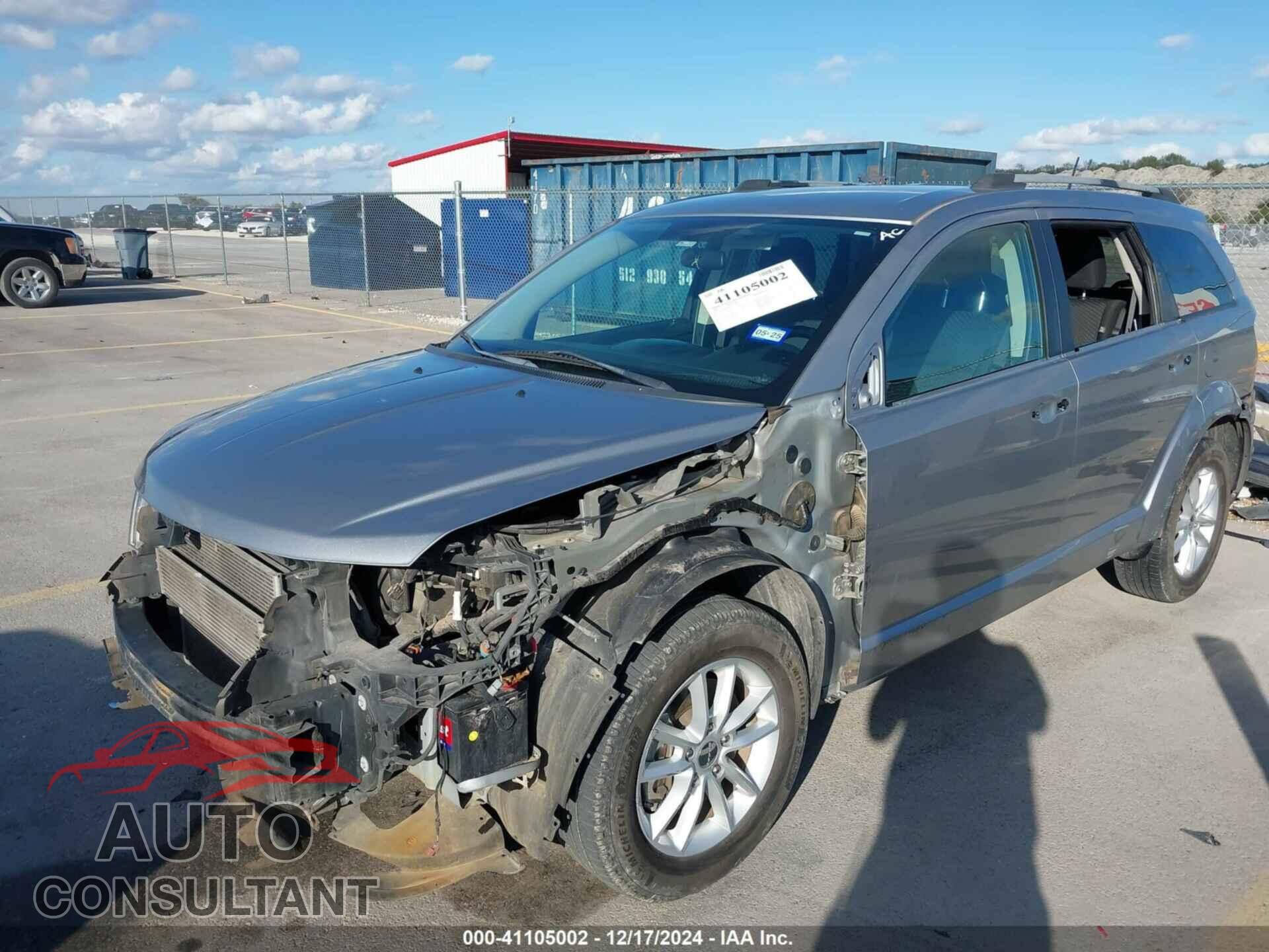 DODGE JOURNEY 2017 - 3C4PDCBB7HT612097