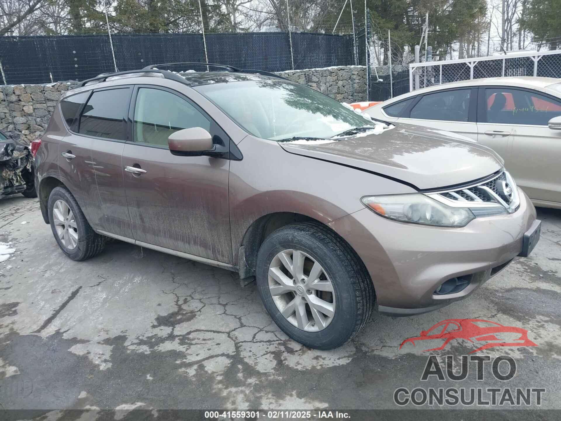 NISSAN MURANO 2012 - JN8AZ1MW3CW204814