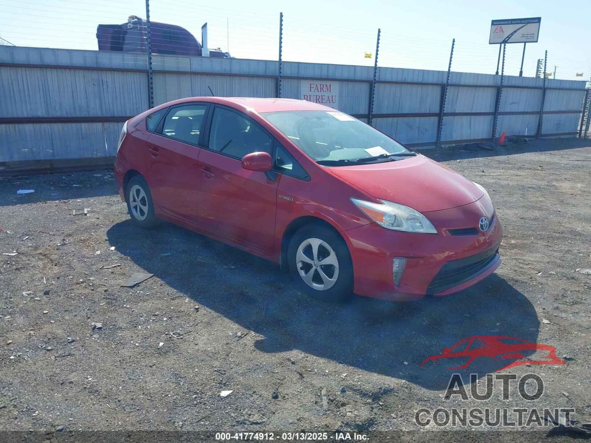 TOYOTA PRIUS 2015 - JTDKN3DU8F0402883