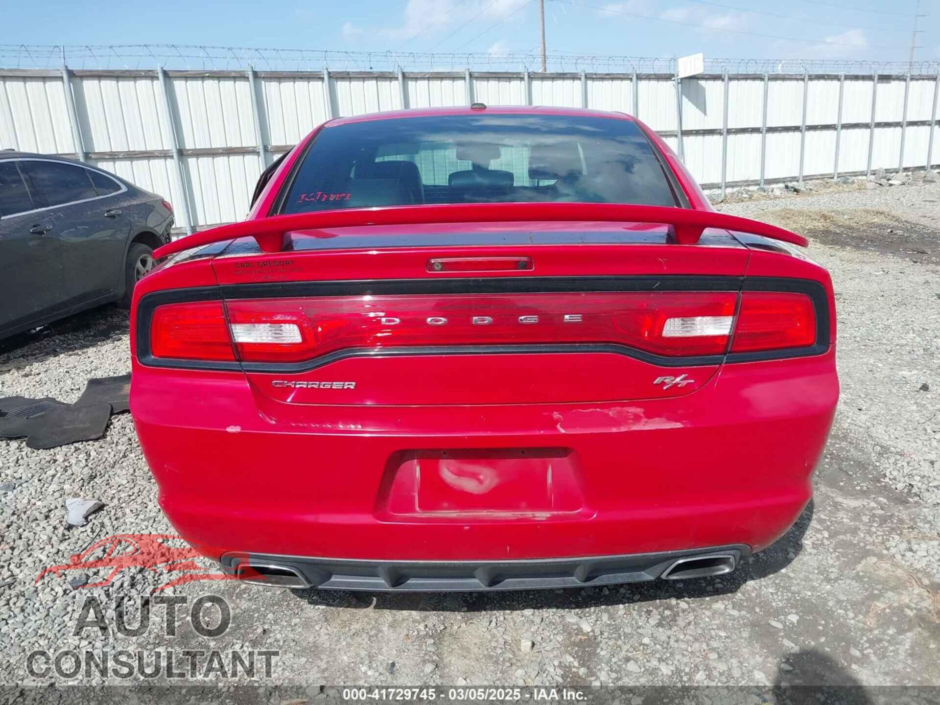 DODGE CHARGER 2012 - 2C3CDXCT7CH267530