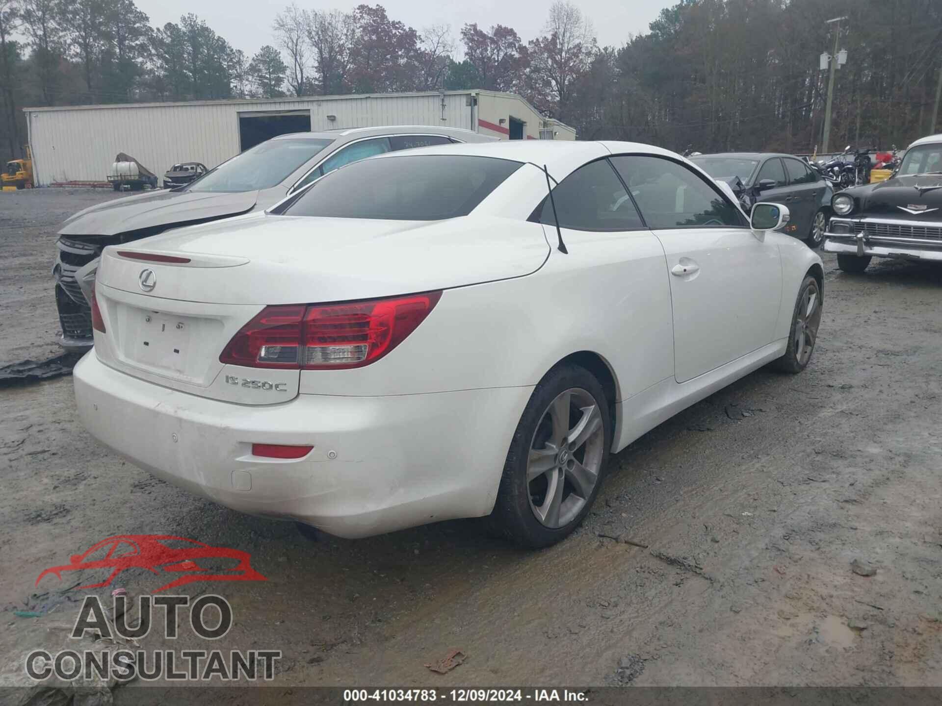 LEXUS IS 250C 2012 - JTHFF2C2XC2523146