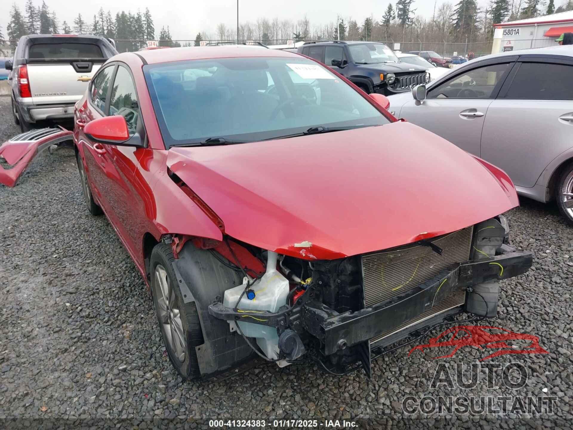 HYUNDAI ELANTRA 2017 - KMHD84LF6HU072628