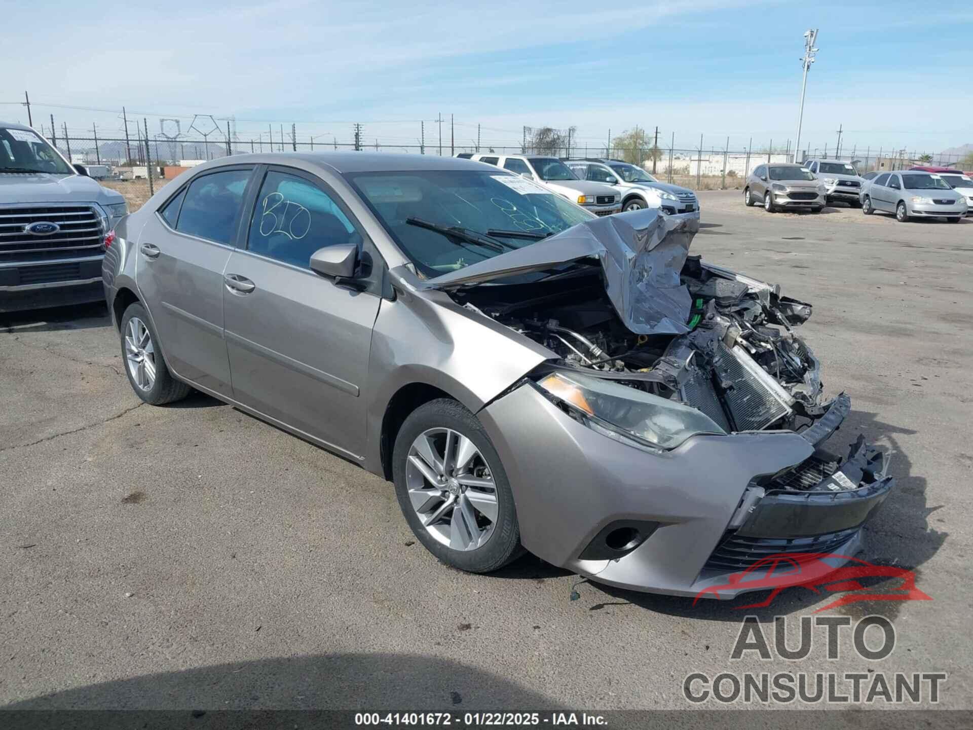 TOYOTA COROLLA 2015 - 5YFBPRHE3FP256642