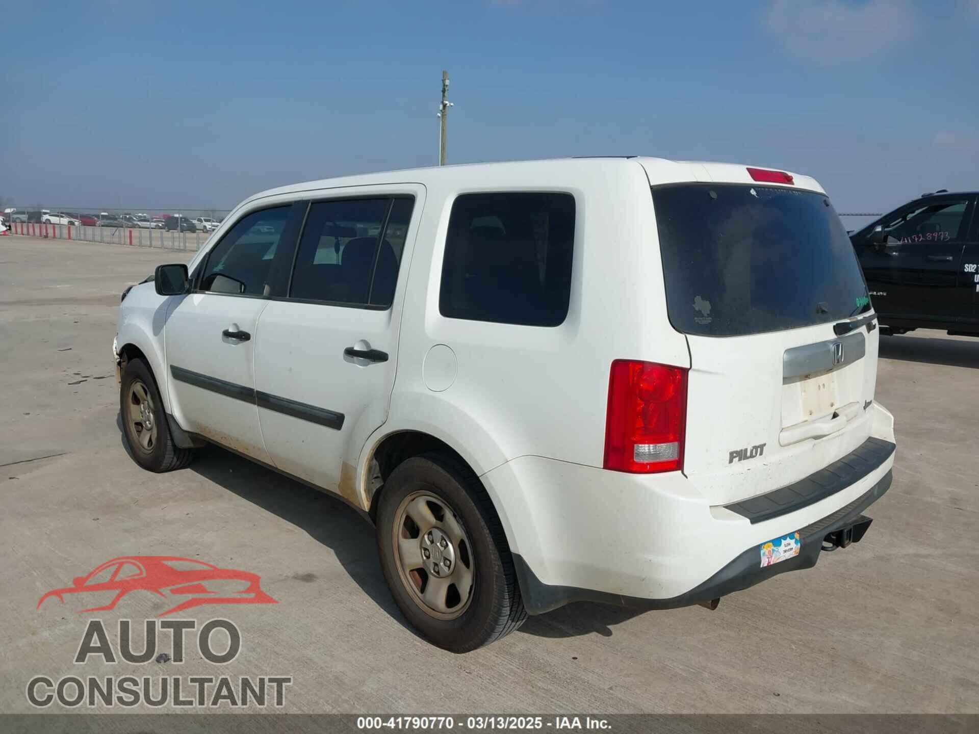 HONDA PILOT 2014 - 5FNYF3H25EB024053
