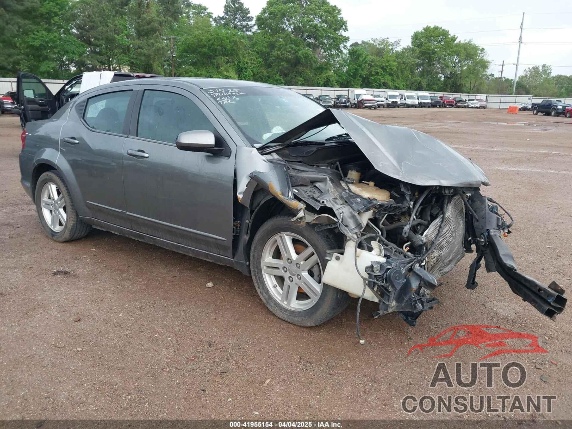 DODGE AVENGER 2013 - 1C3CDZCG2DN741665