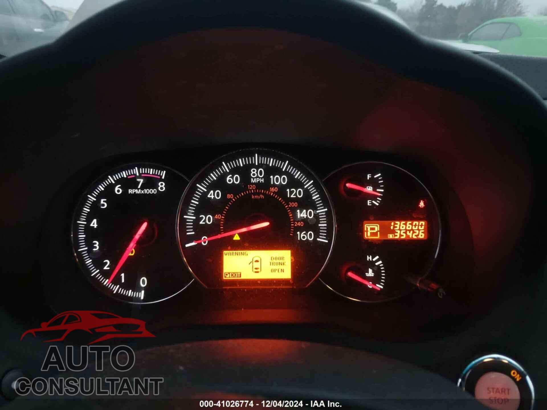 NISSAN MAXIMA 2009 - 1N4AA51E59C856923