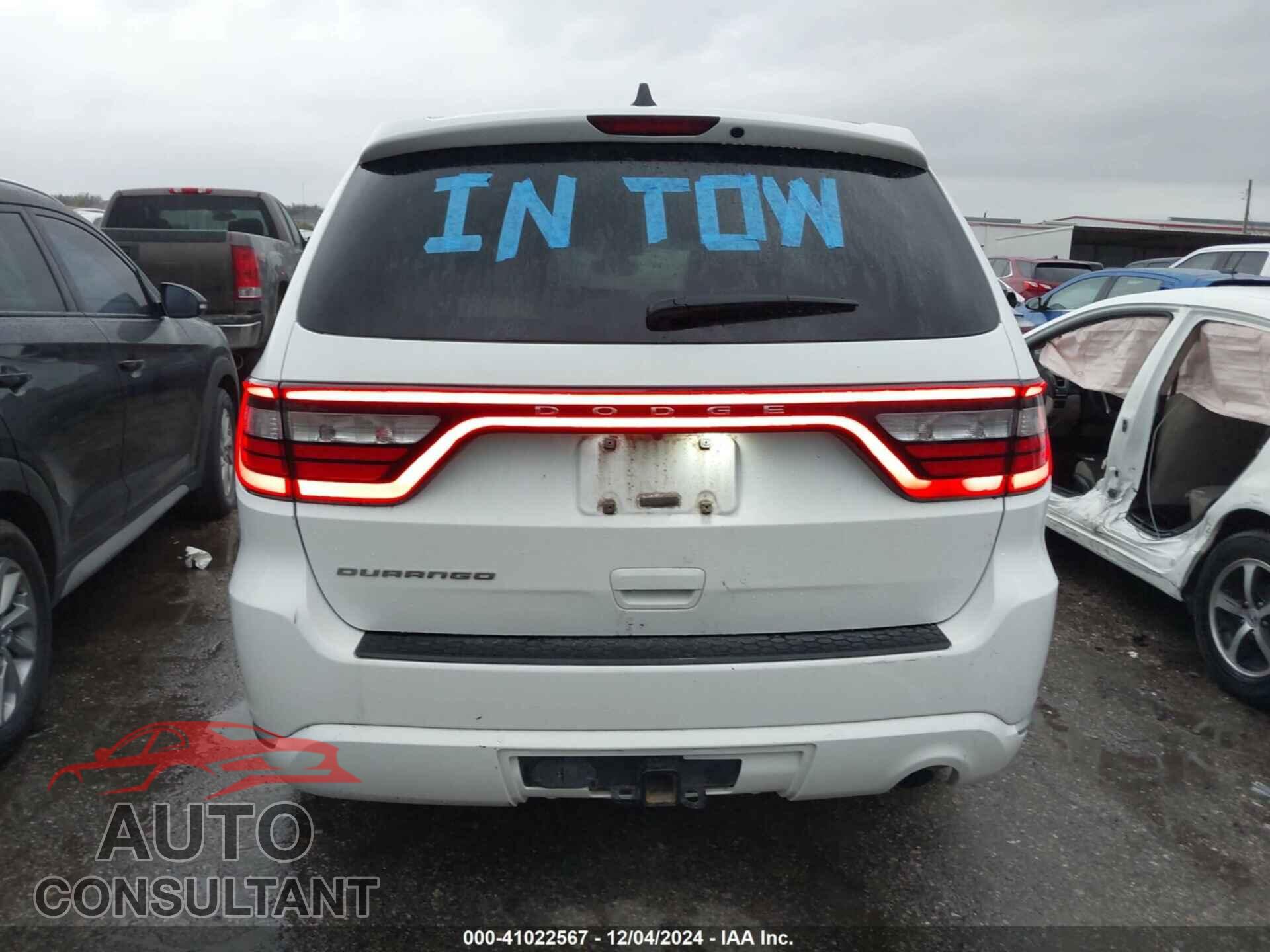DODGE DURANGO 2017 - 1C4RDHAG1HC869934