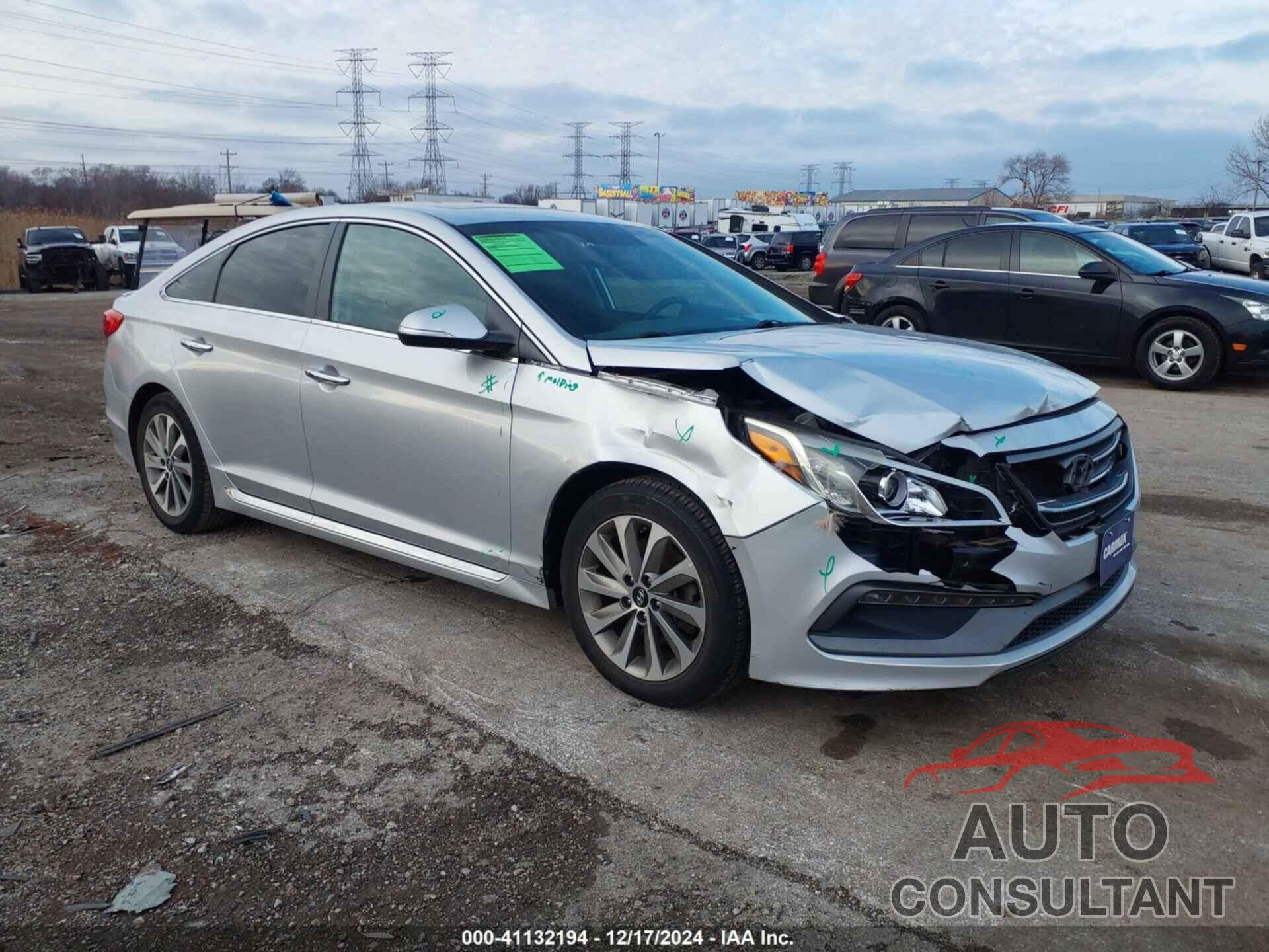 HYUNDAI SONATA 2016 - 5NPE34AF7GH376229