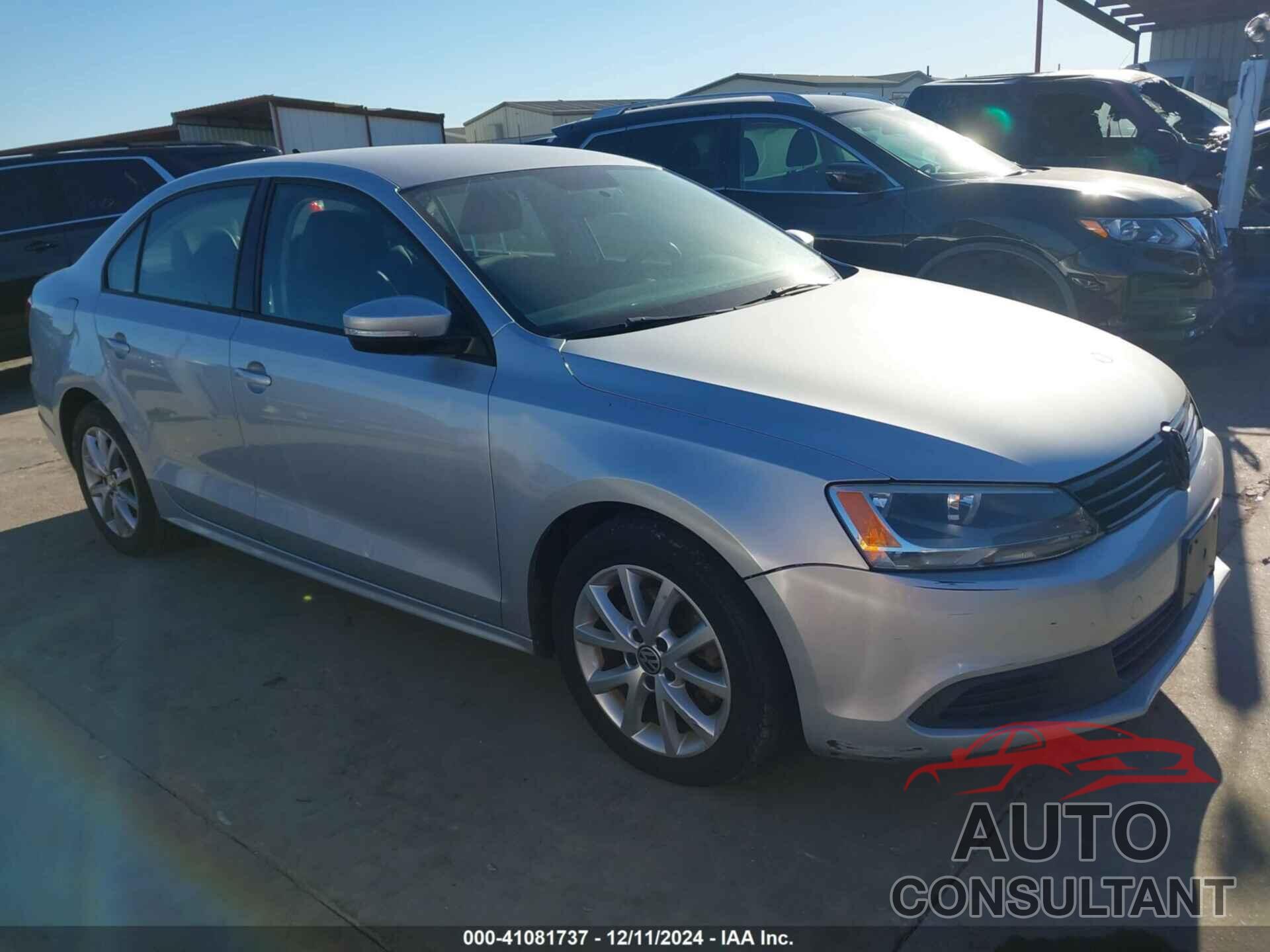 VOLKSWAGEN JETTA 2012 - 3VWDP7AJ3CM387672
