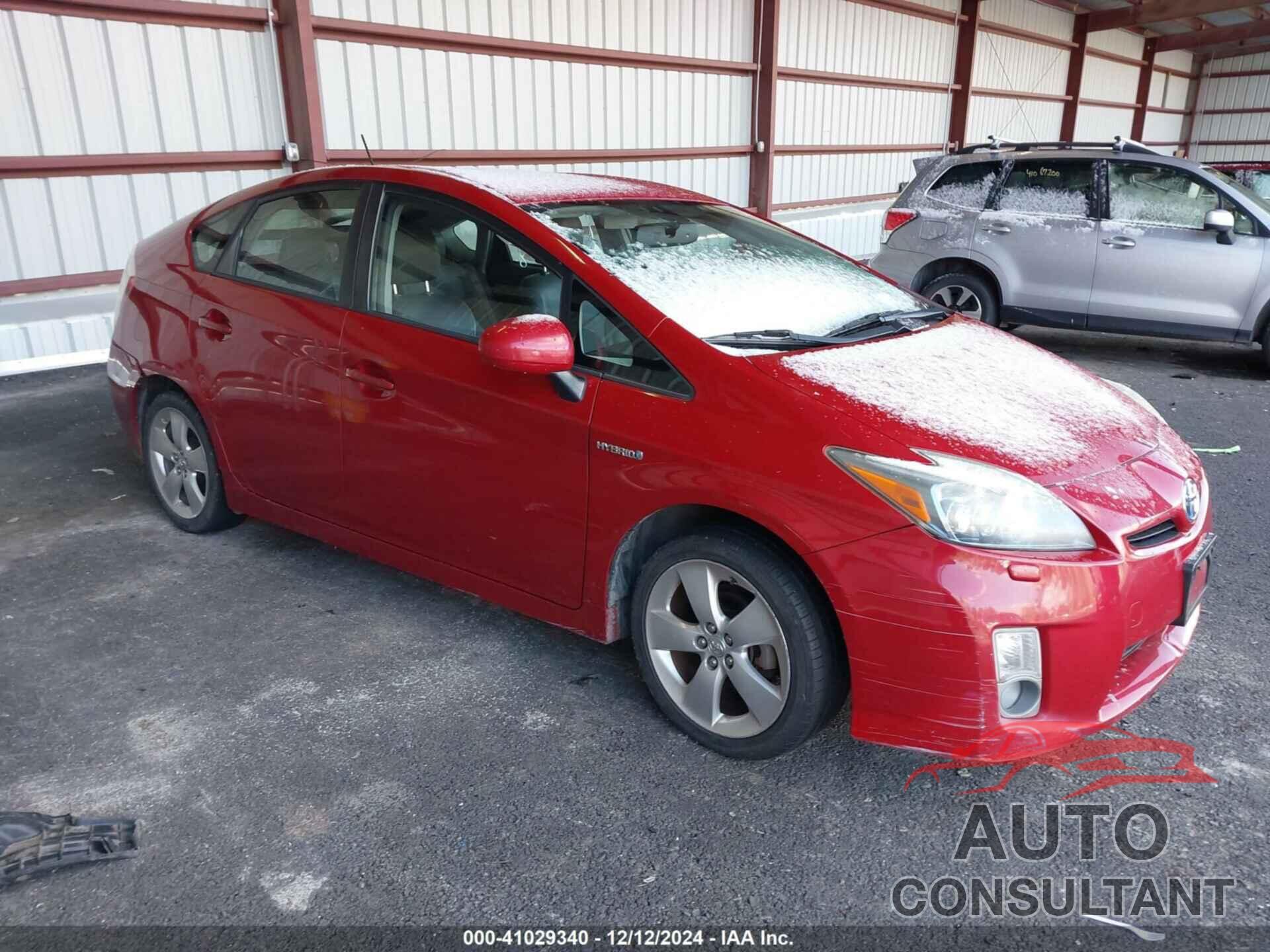 TOYOTA PRIUS 2010 - JTDKN3DU9A0040989