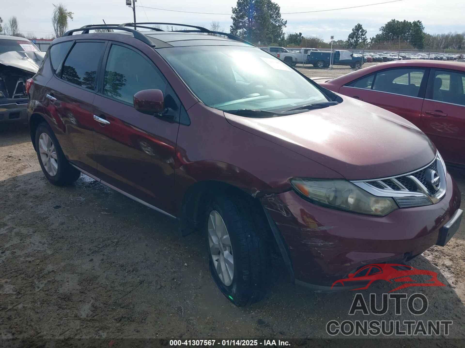NISSAN MURANO 2011 - JN8AZ1MUXBW070316