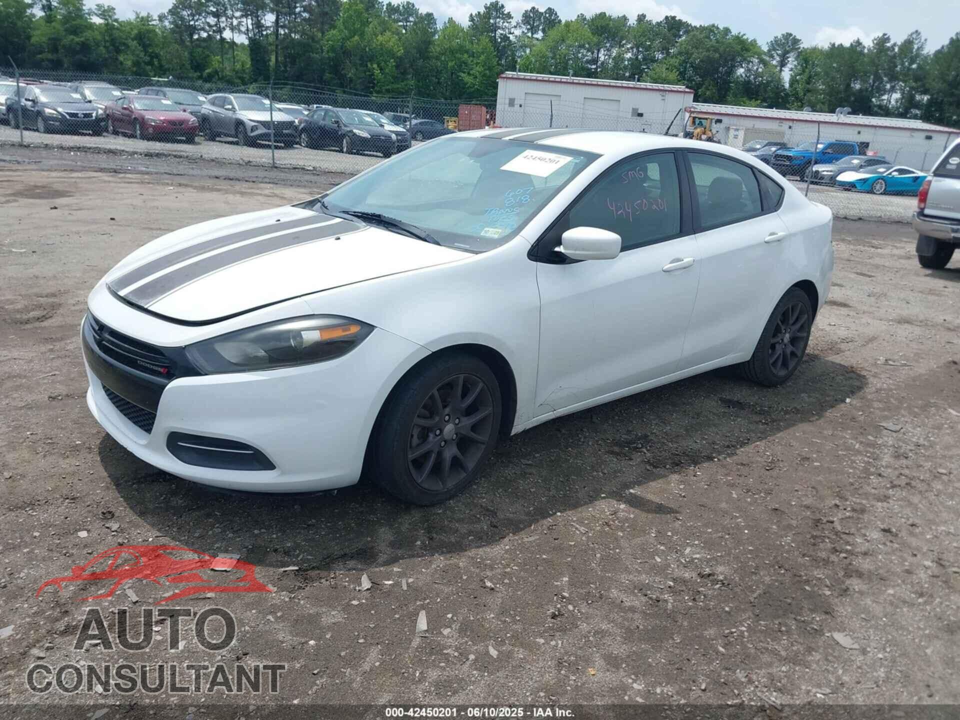 DODGE DART 2016 - 1C3CDFAA1GD607818