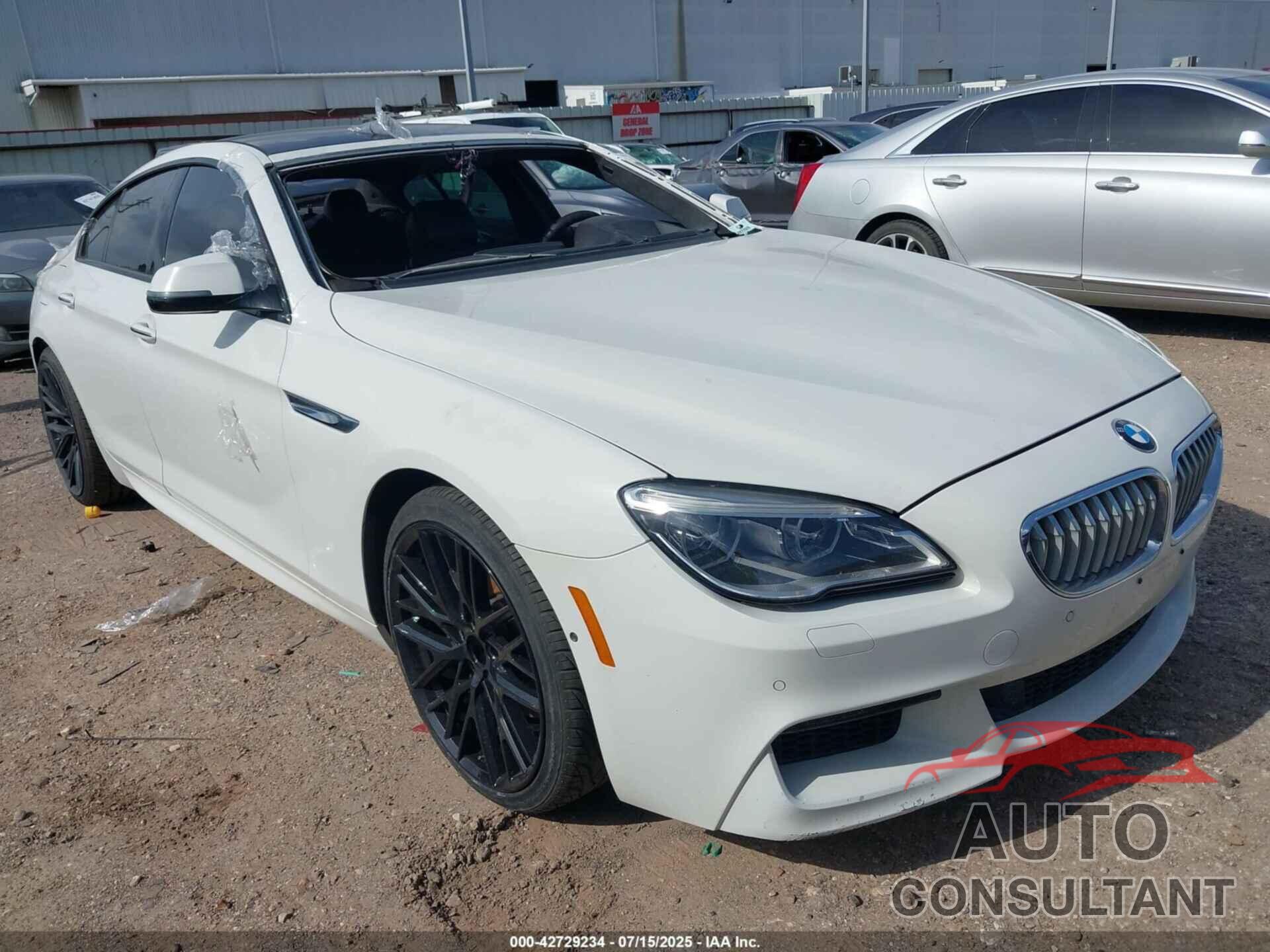 BMW 650I GRAN COUPE 2016 - WBA6D6C50GG387723