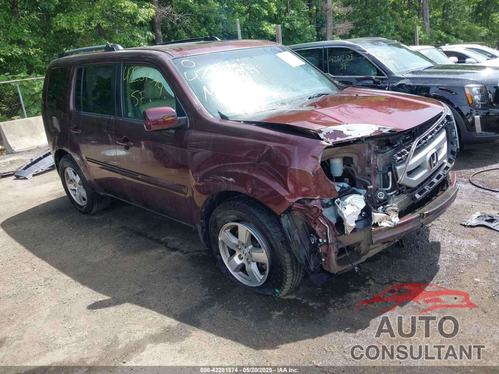 HONDA PILOT 2010 - 5FNYF4H57AB036411