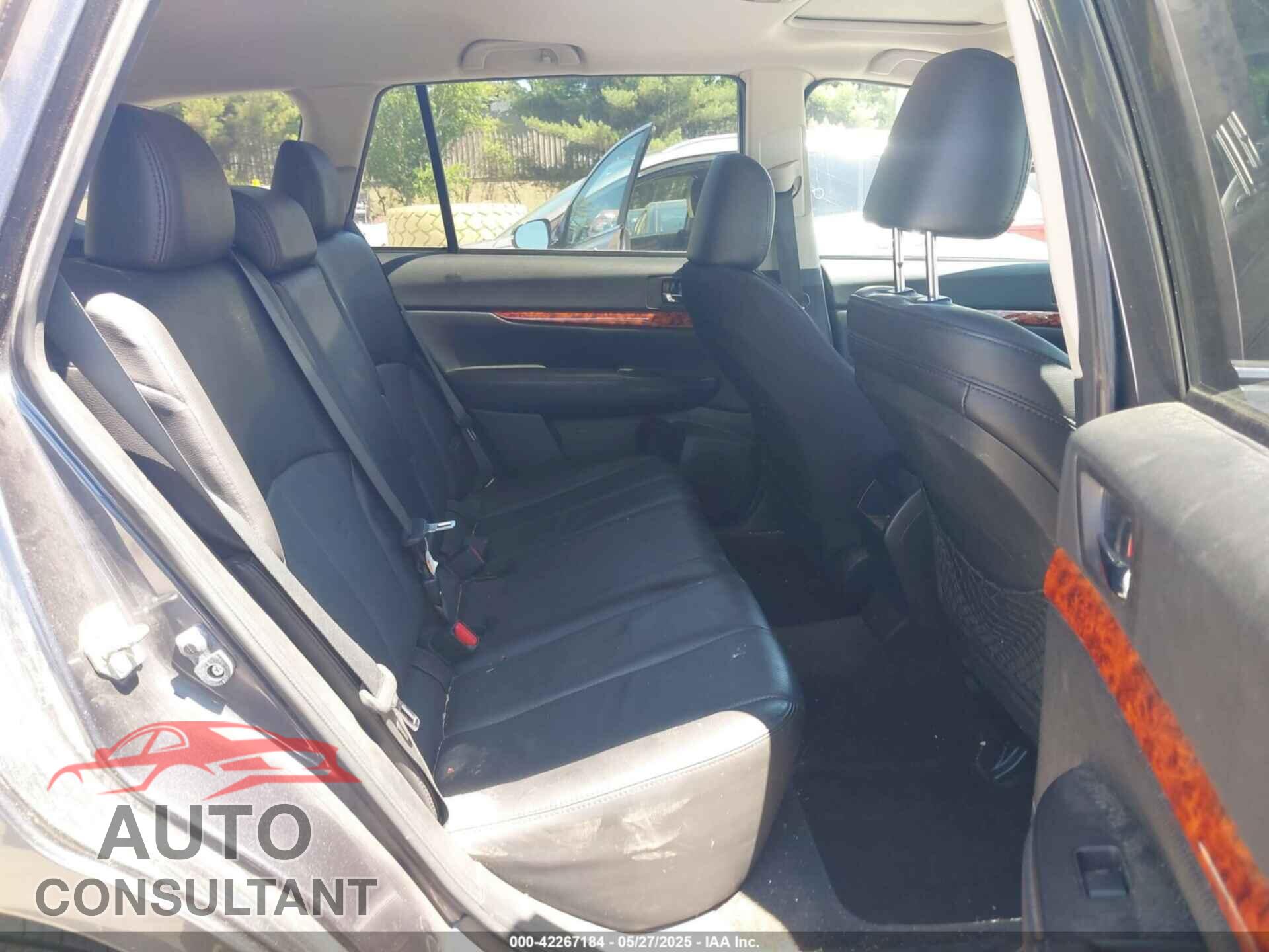 SUBARU OUTBACK 2012 - 4S4BRBKC7C3290589