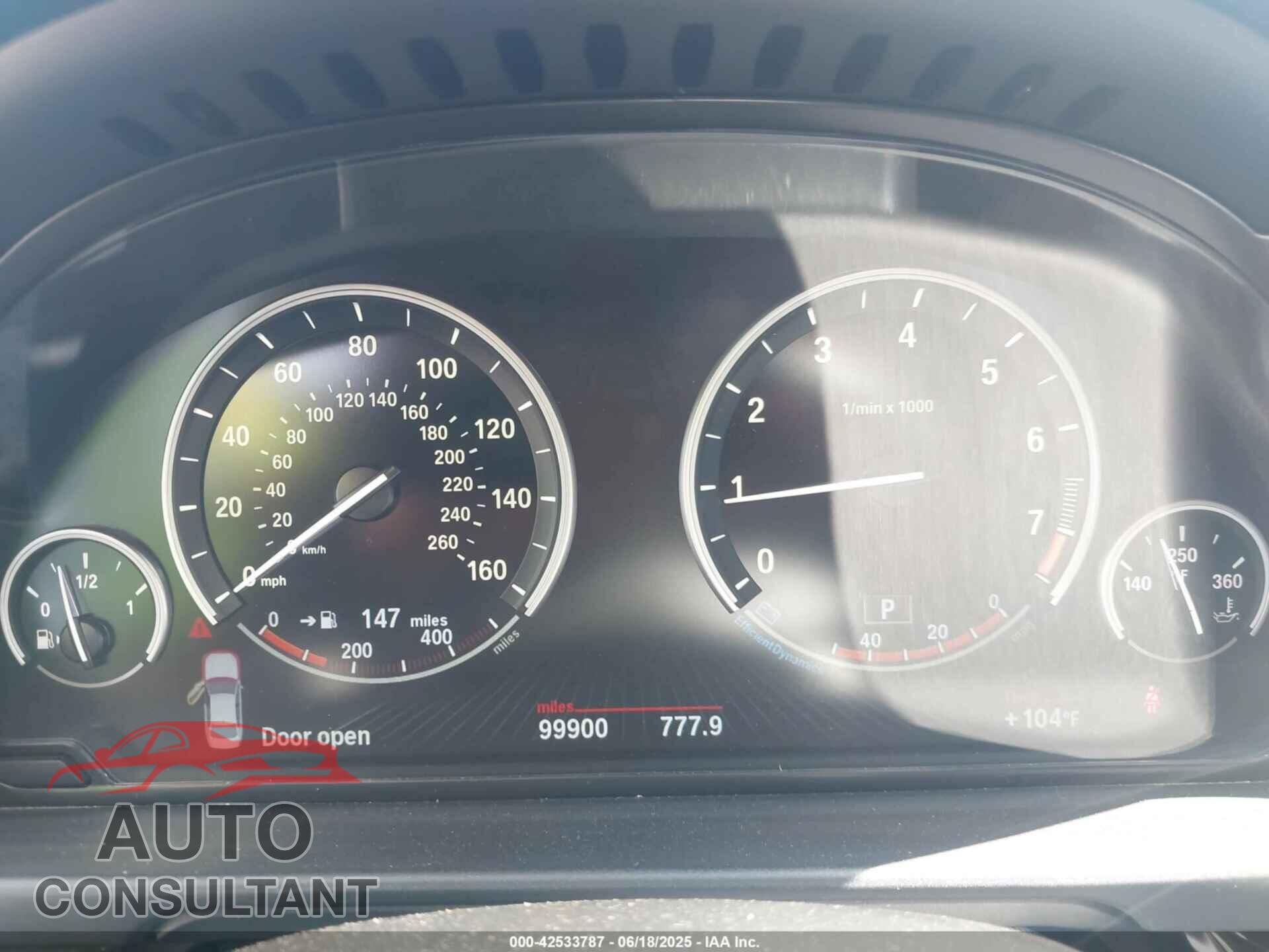 BMW 535I 2013 - WBAFU7C52DDU77152