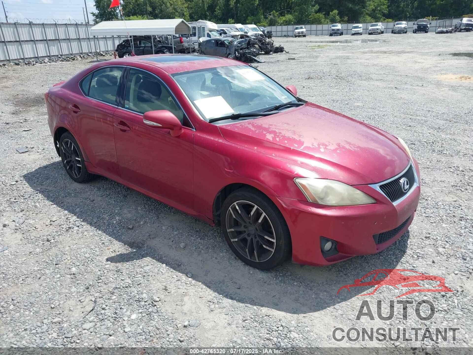 LEXUS IS 250 2012 - JTHCF5C26C5053930