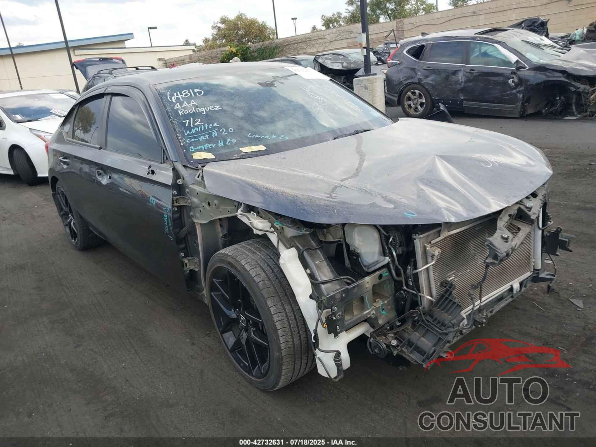 HONDA CIVIC 2022 - 2HGFE2F5XNH608378