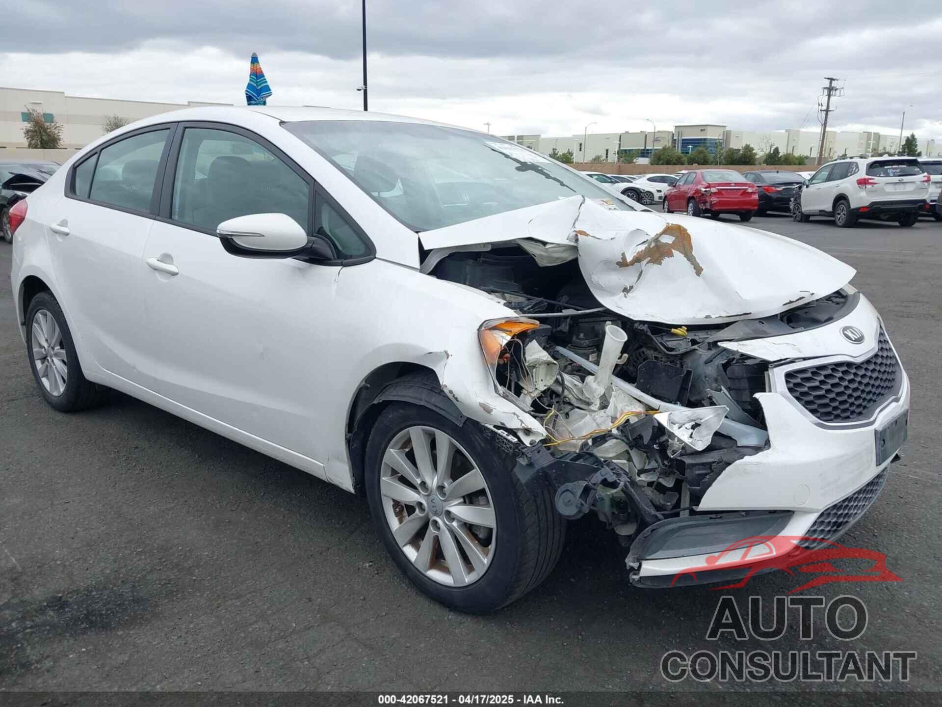 KIA FORTE 2014 - KNAFX4A66E5221447