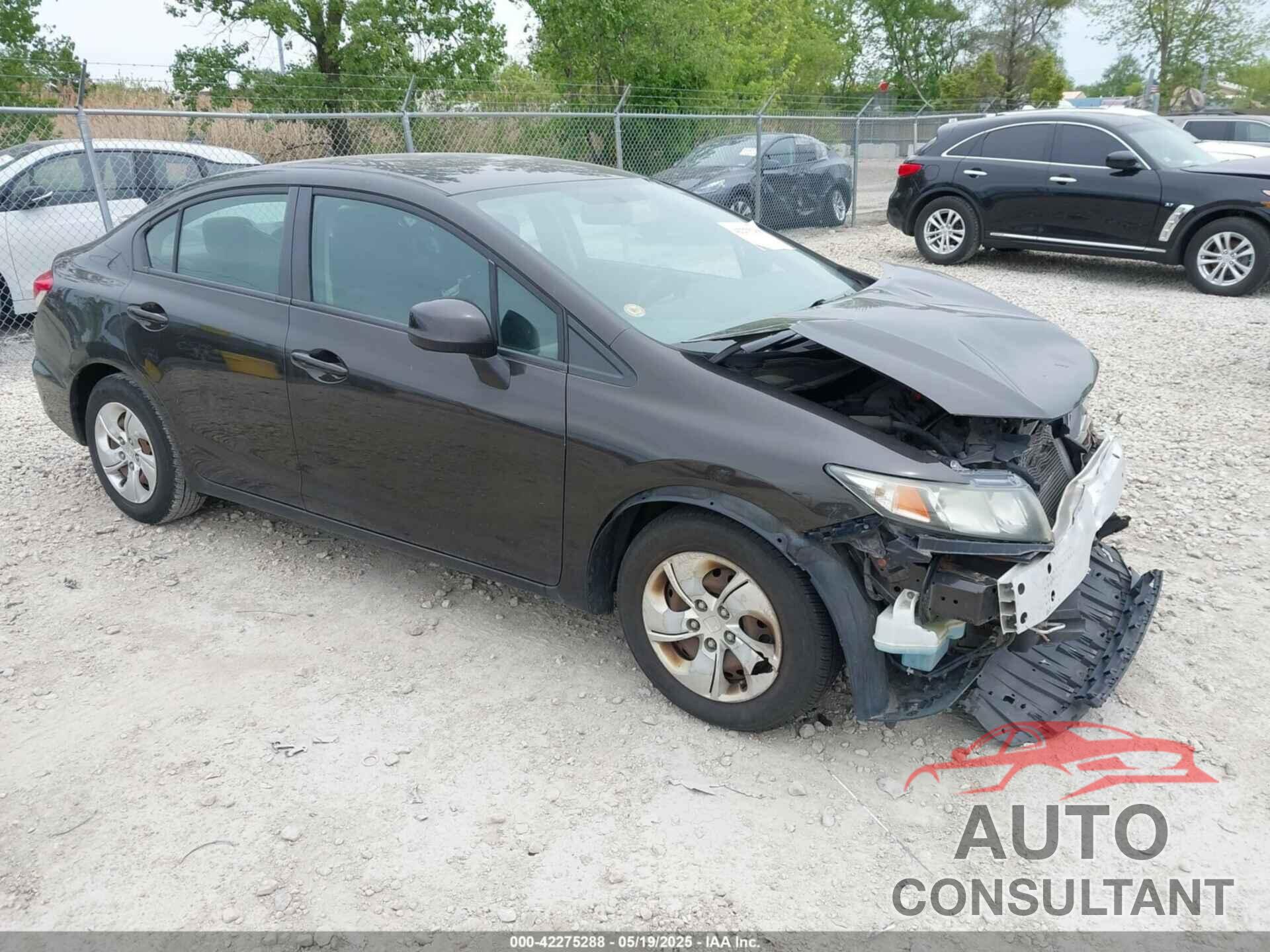 HONDA CIVIC 2013 - 19XFB2F53DE015480
