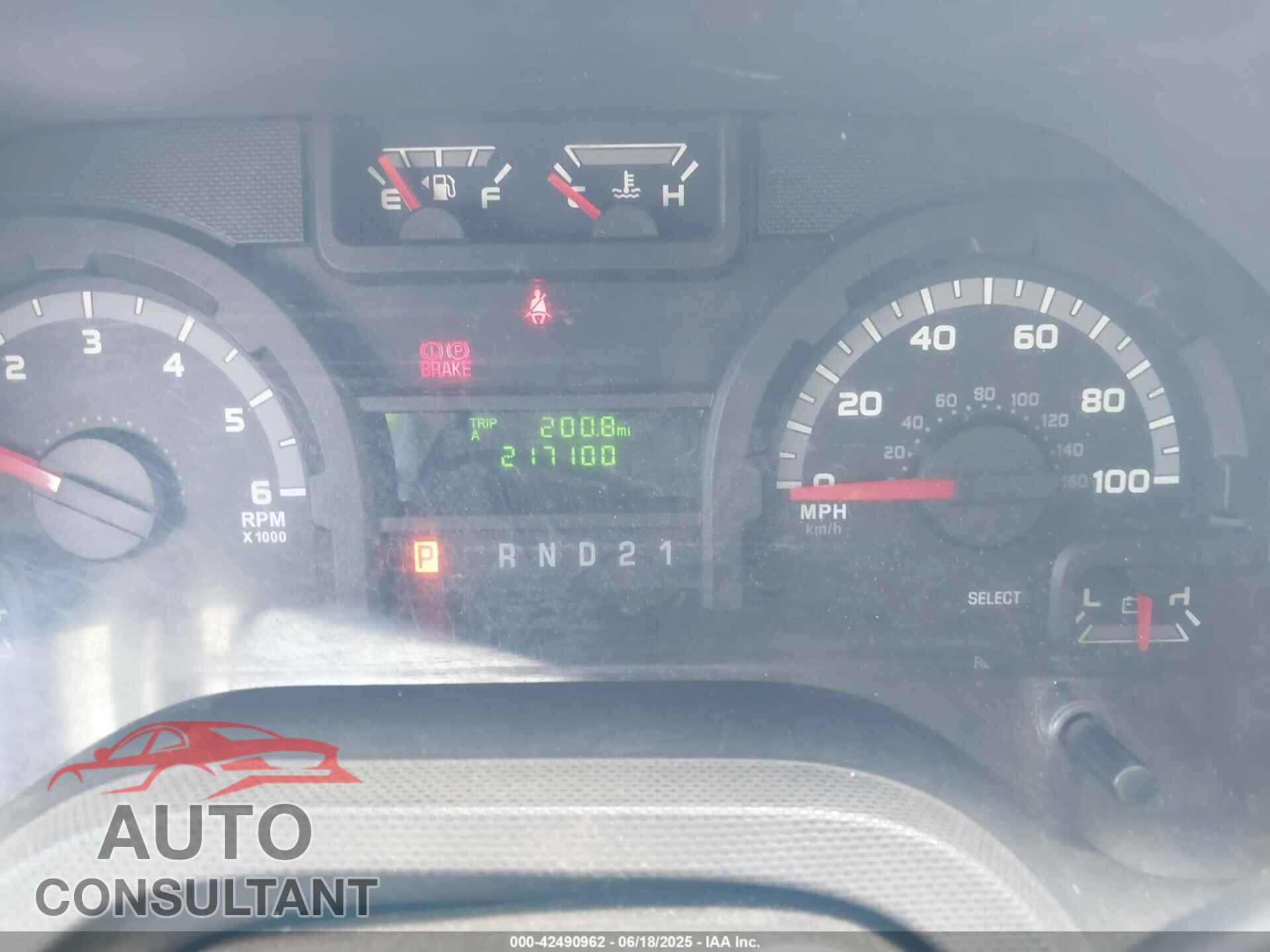 FORD E-150 2010 - 1FTNE1EW8ADA91815