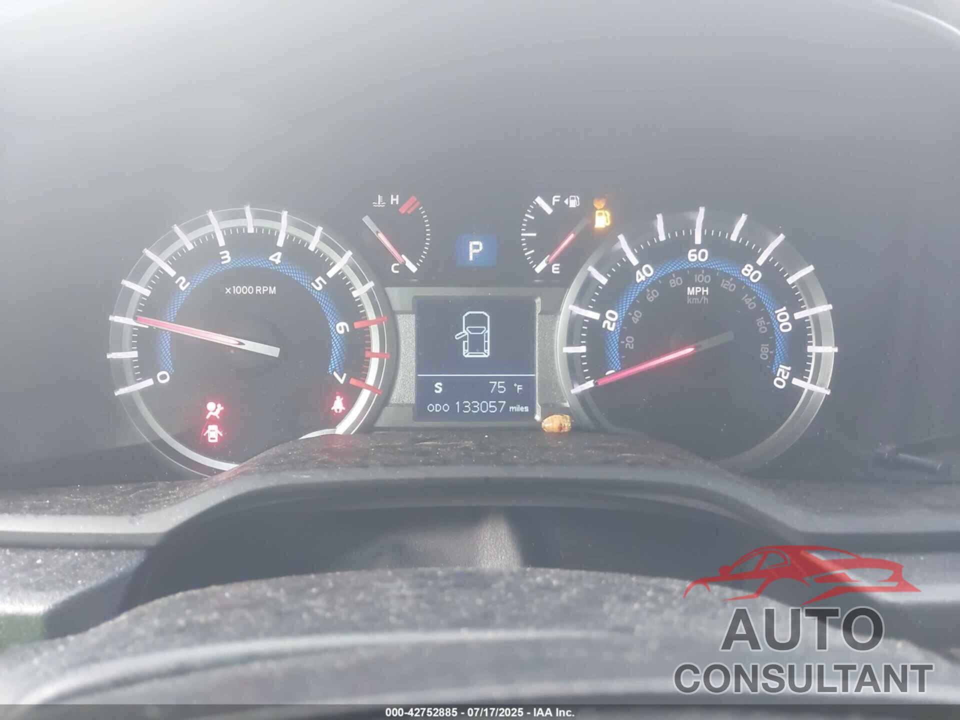 TOYOTA 4RUNNER 2016 - JTEBU5JR3G5306416