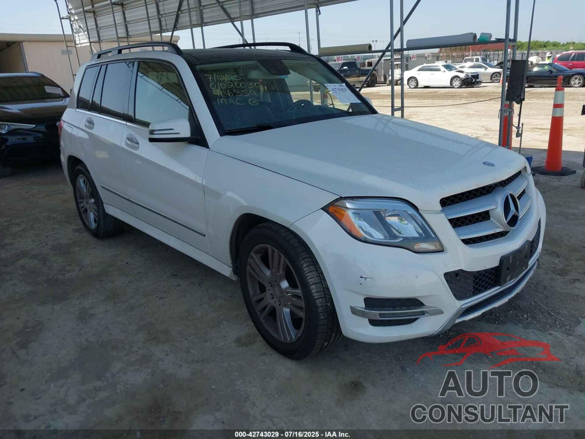 MERCEDES-BENZ GLK 250 BLUETEC 2015 - WDCGG0EB4FG406359