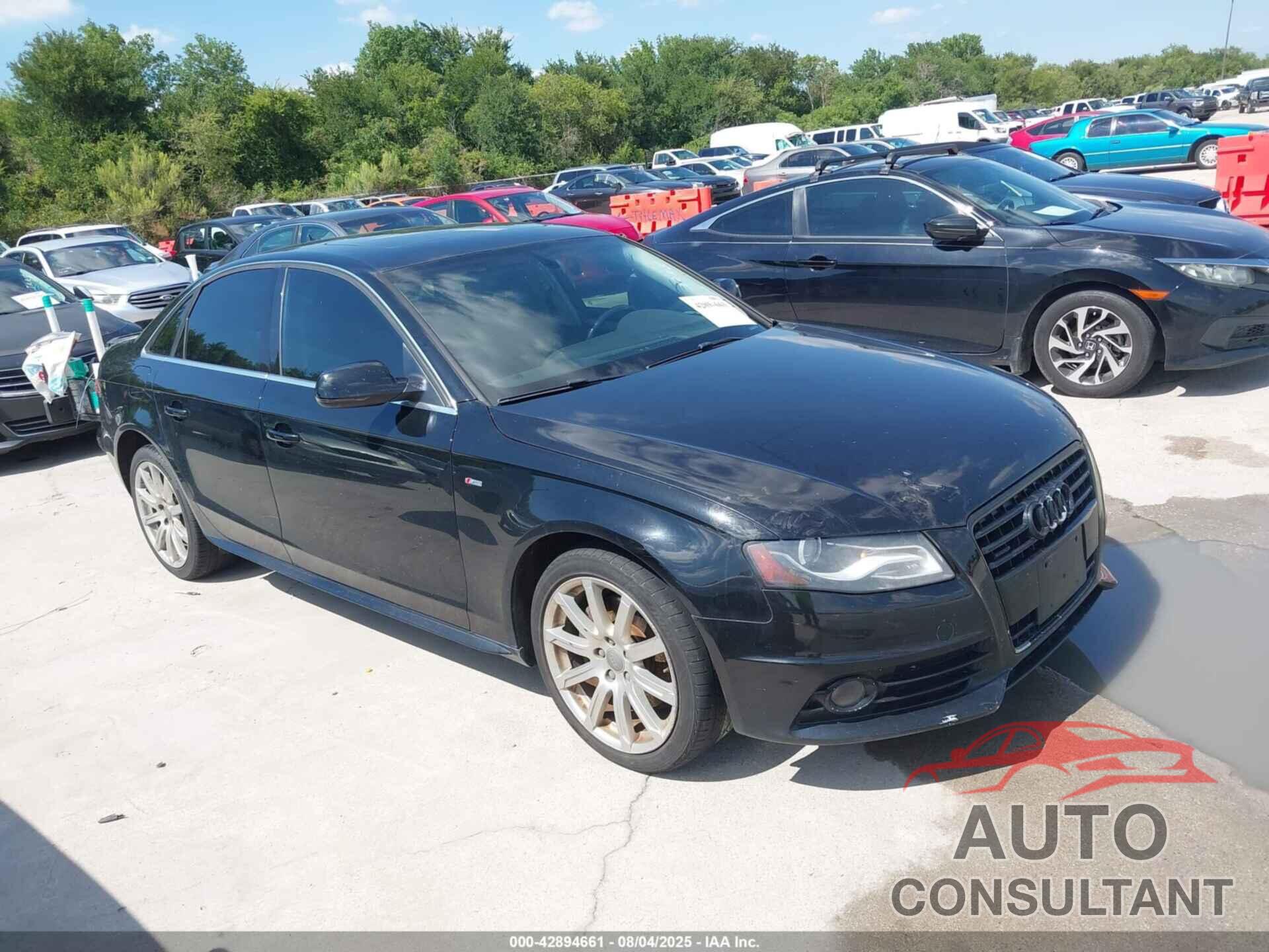 AUDI A4 2012 - WAUFFAFL4CA118225