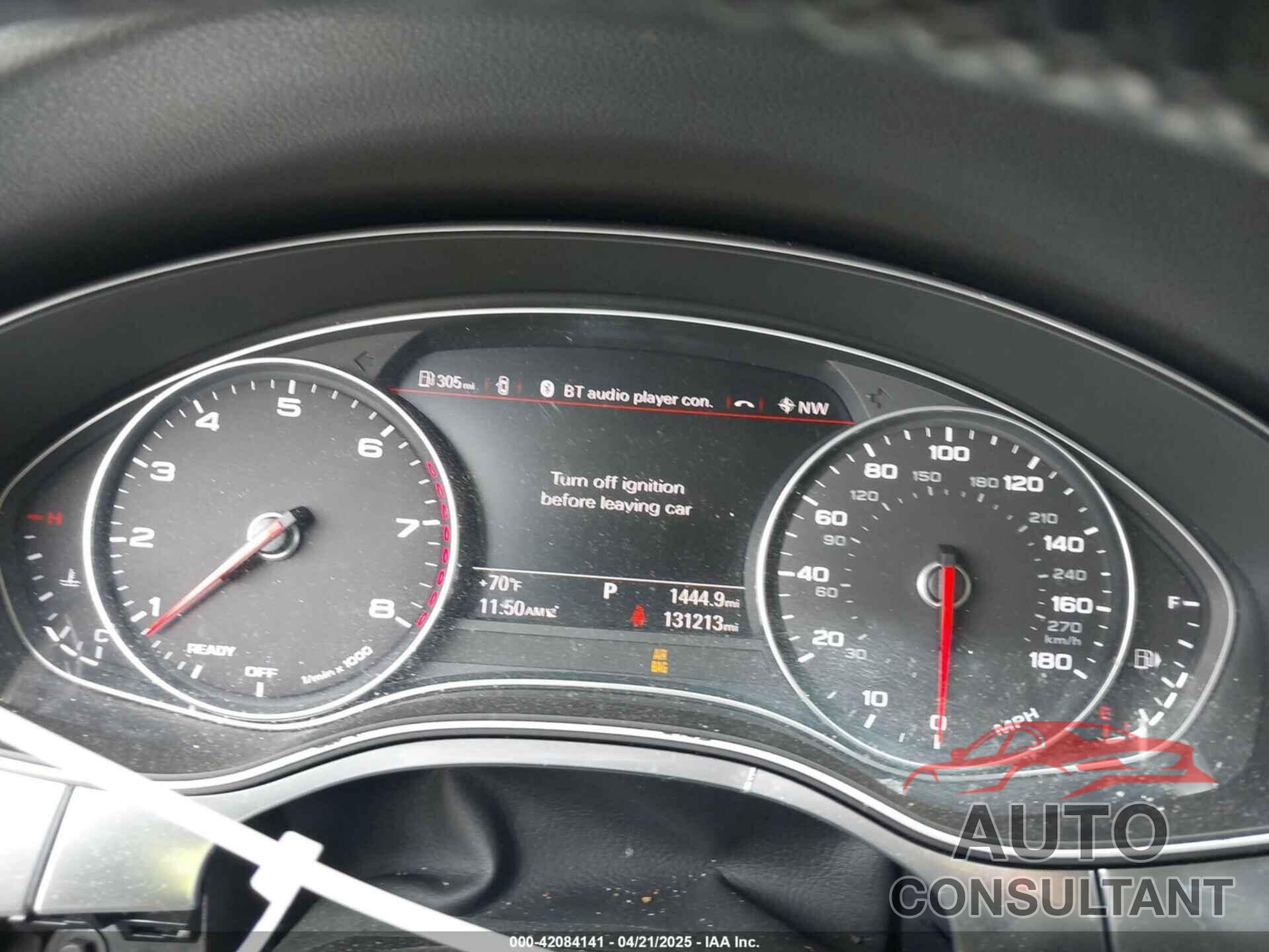 AUDI A7 2016 - WAU2GAFC6GN007637