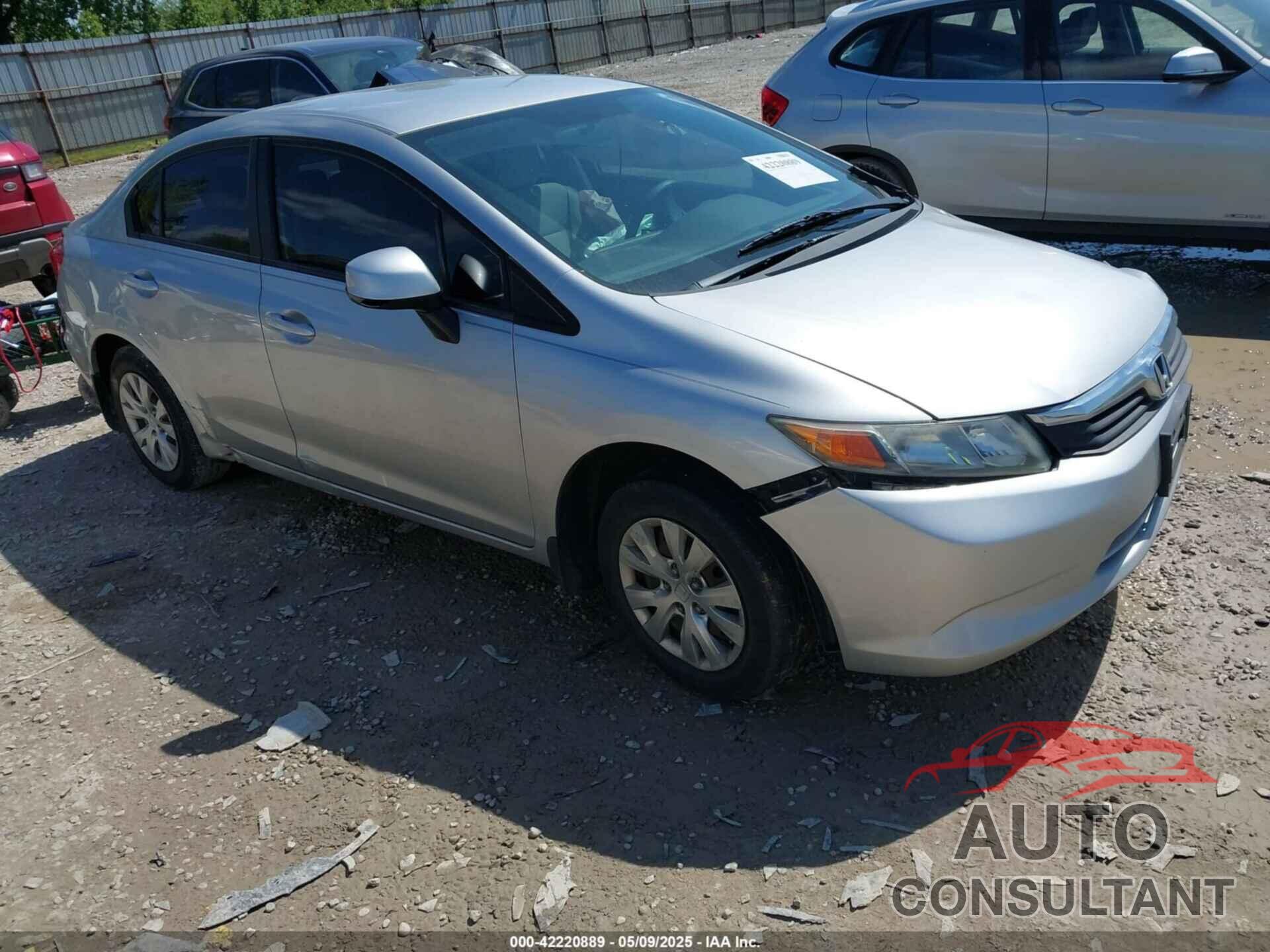 HONDA CIVIC 2012 - 19XFB2F50CE341378