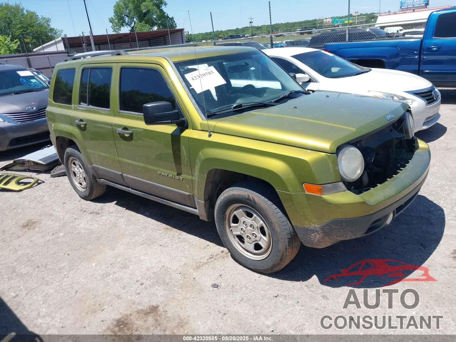 JEEP PATRIOT 2012 - 1C4NJPBB6CD589661