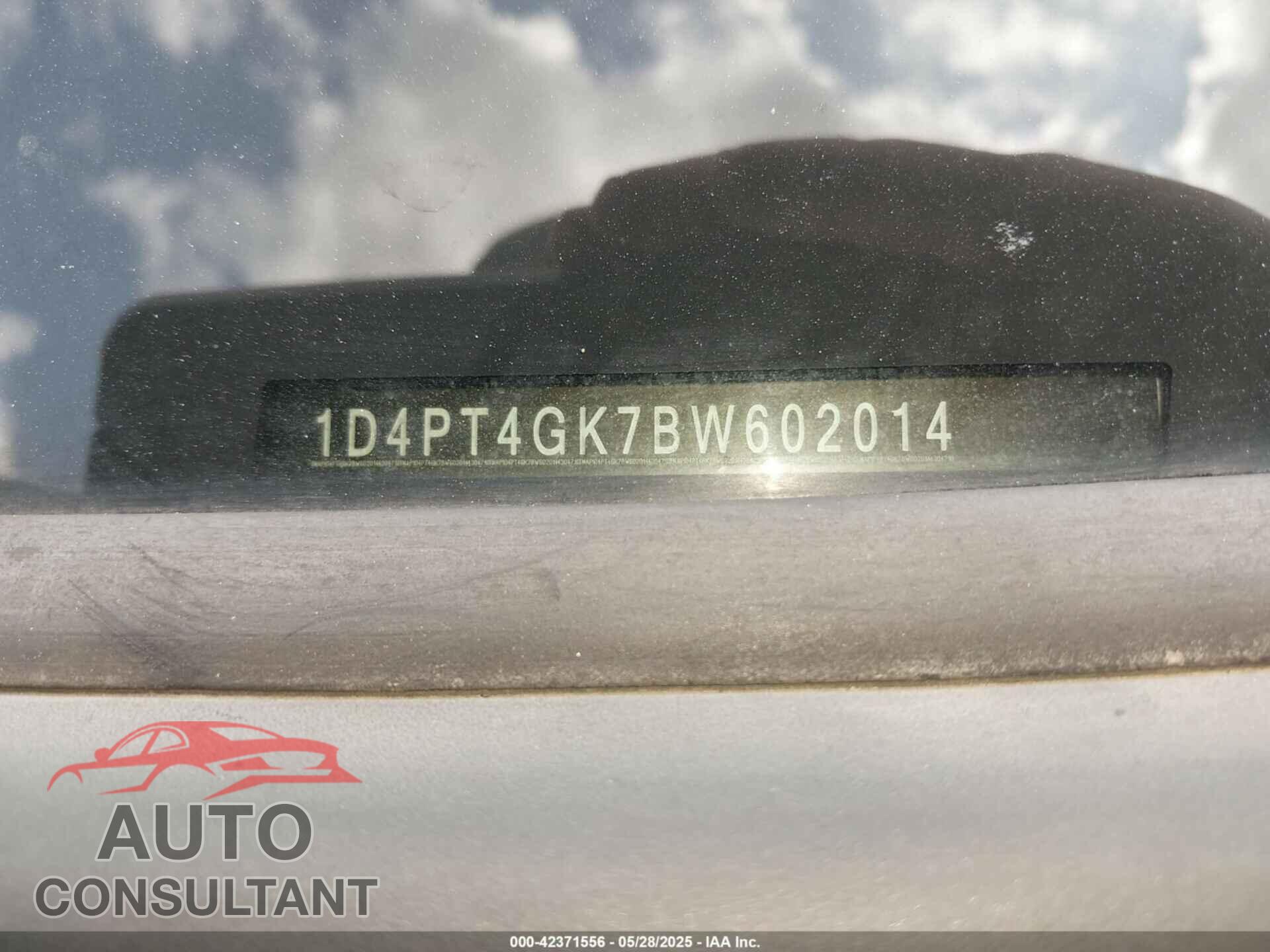 DODGE NITRO 2011 - 1D4PT4GK7BW602014