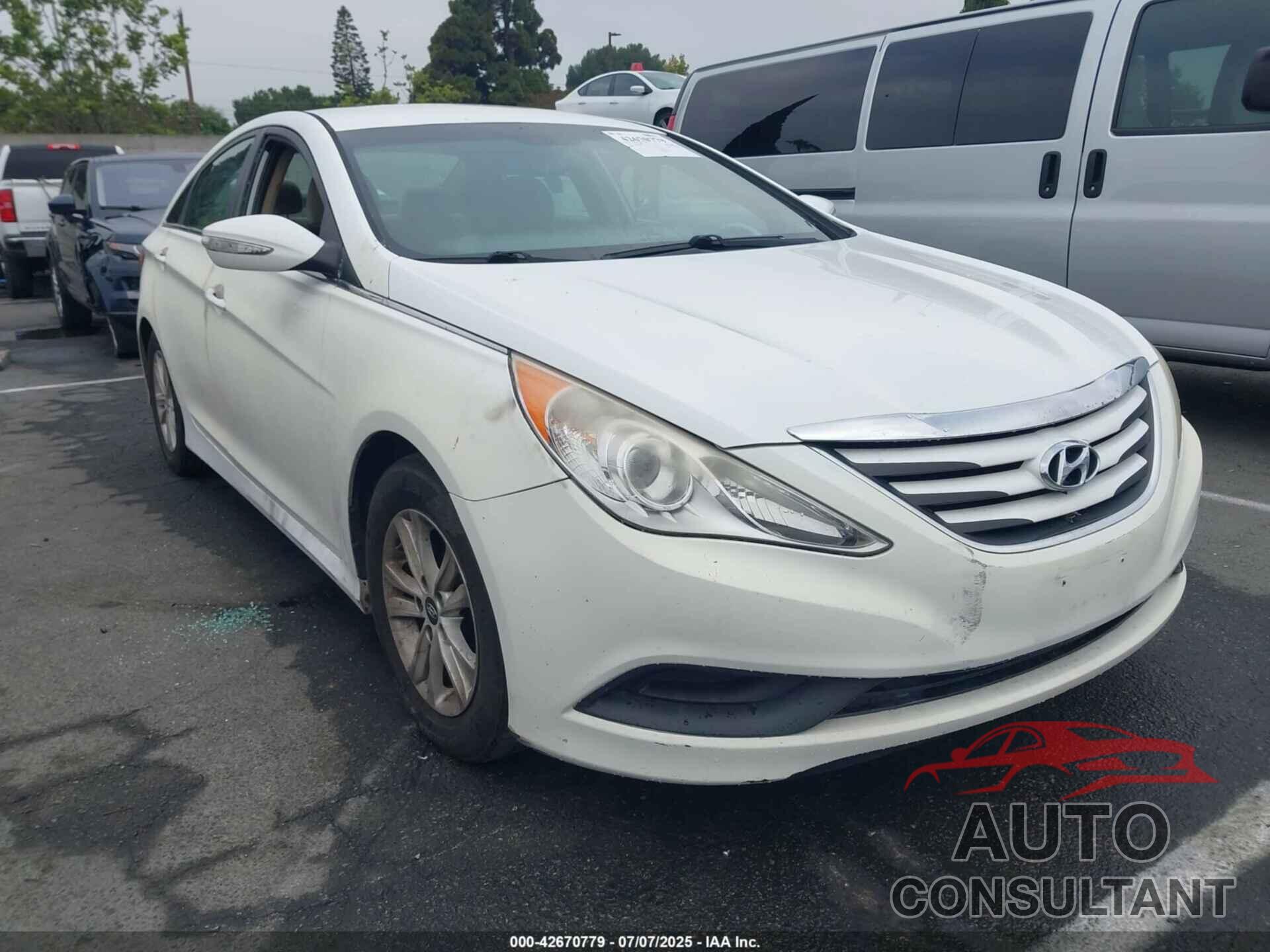 HYUNDAI SONATA 2014 - 5NPEB4AC3EH887393