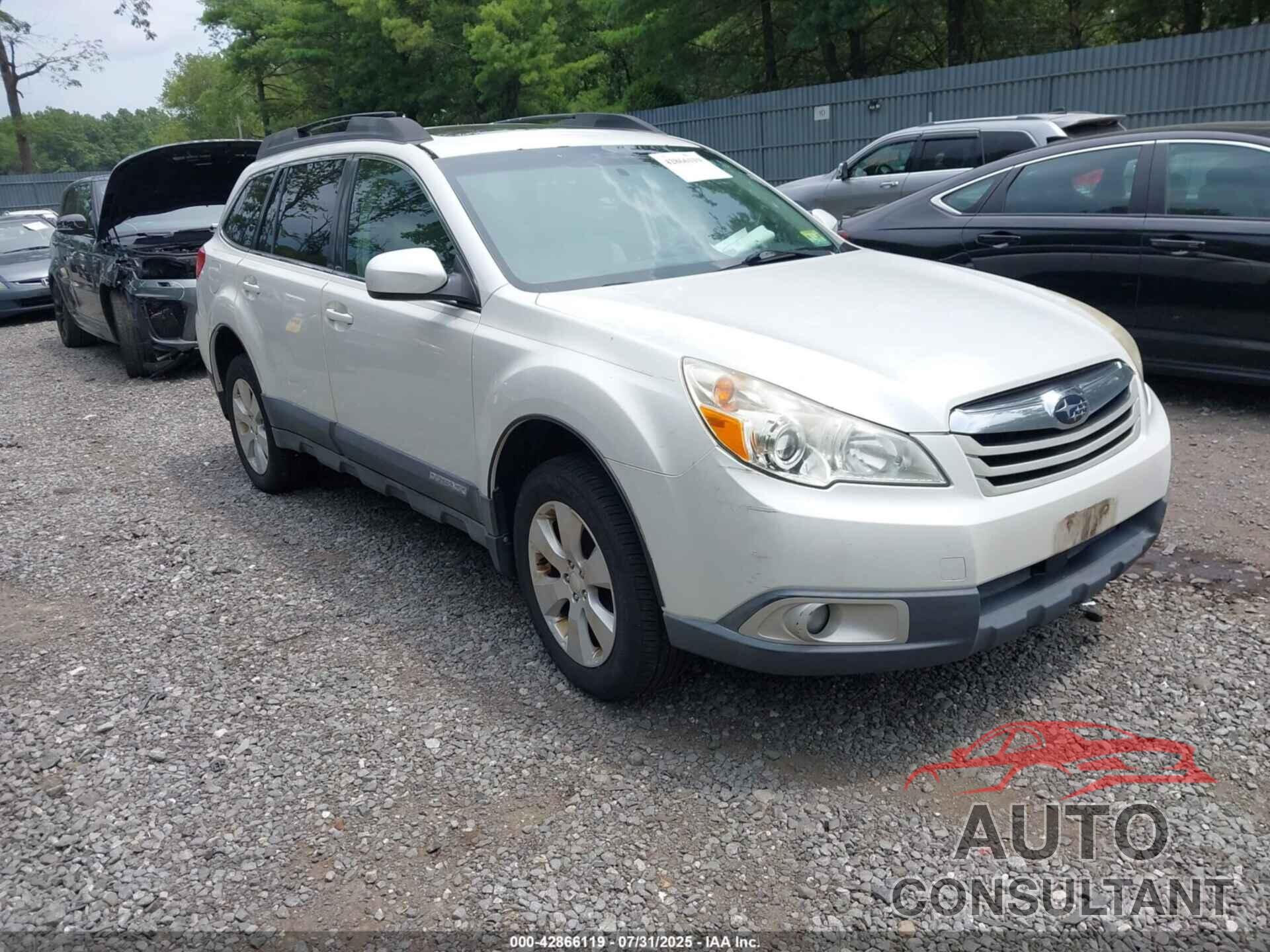 SUBARU OUTBACK 2010 - 4S4BRBGC9A3337224