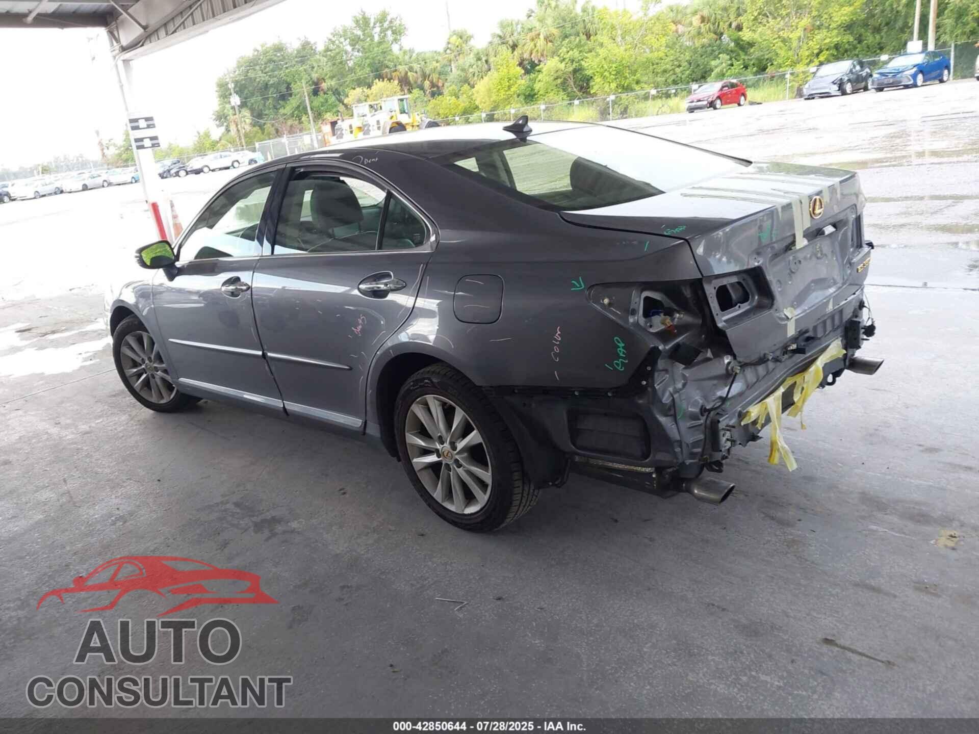 LEXUS ES 350 2012 - JTHBK1EG0C2492471