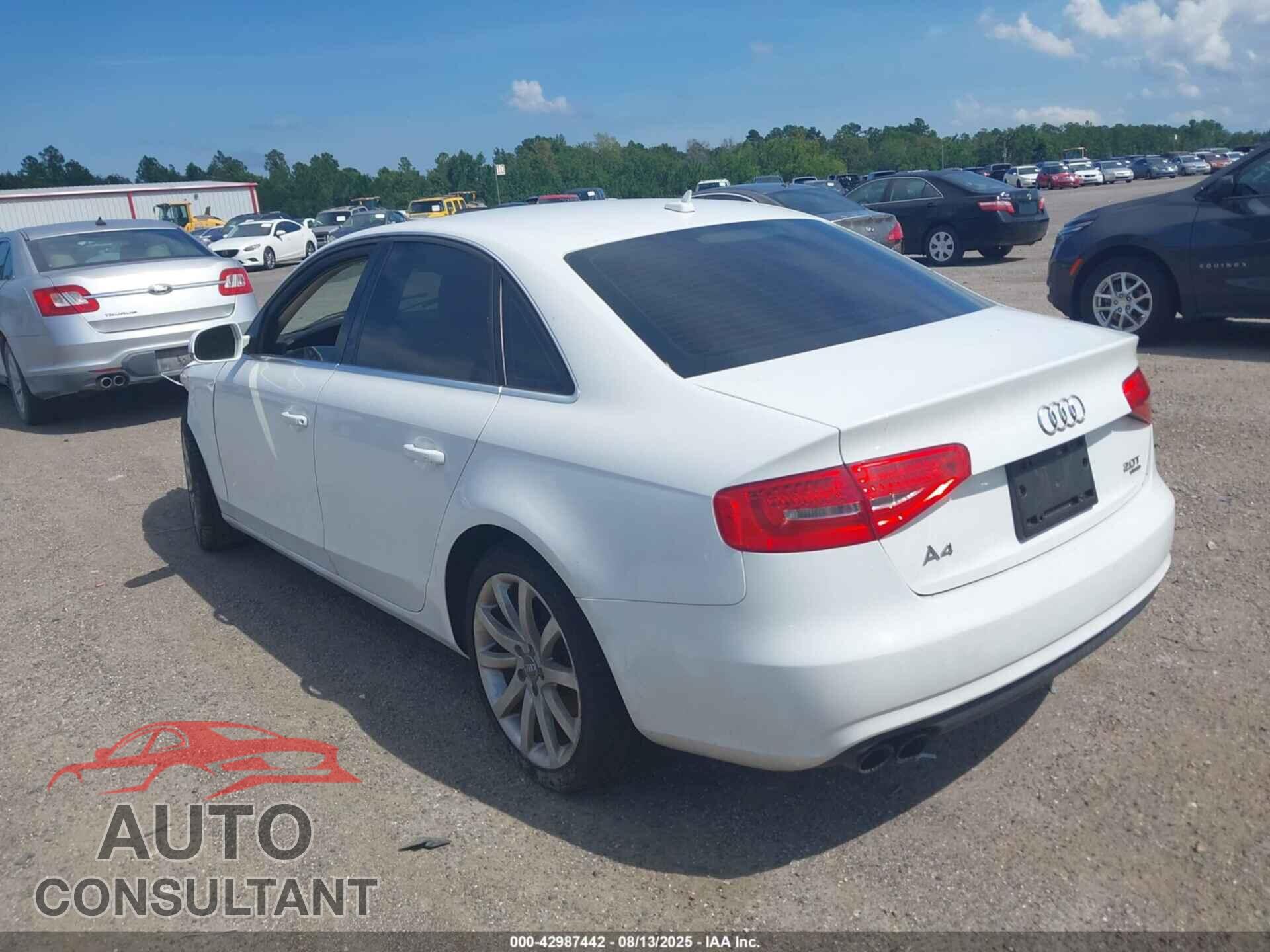 AUDI A4 2013 - WAUFFAFL5DN045294