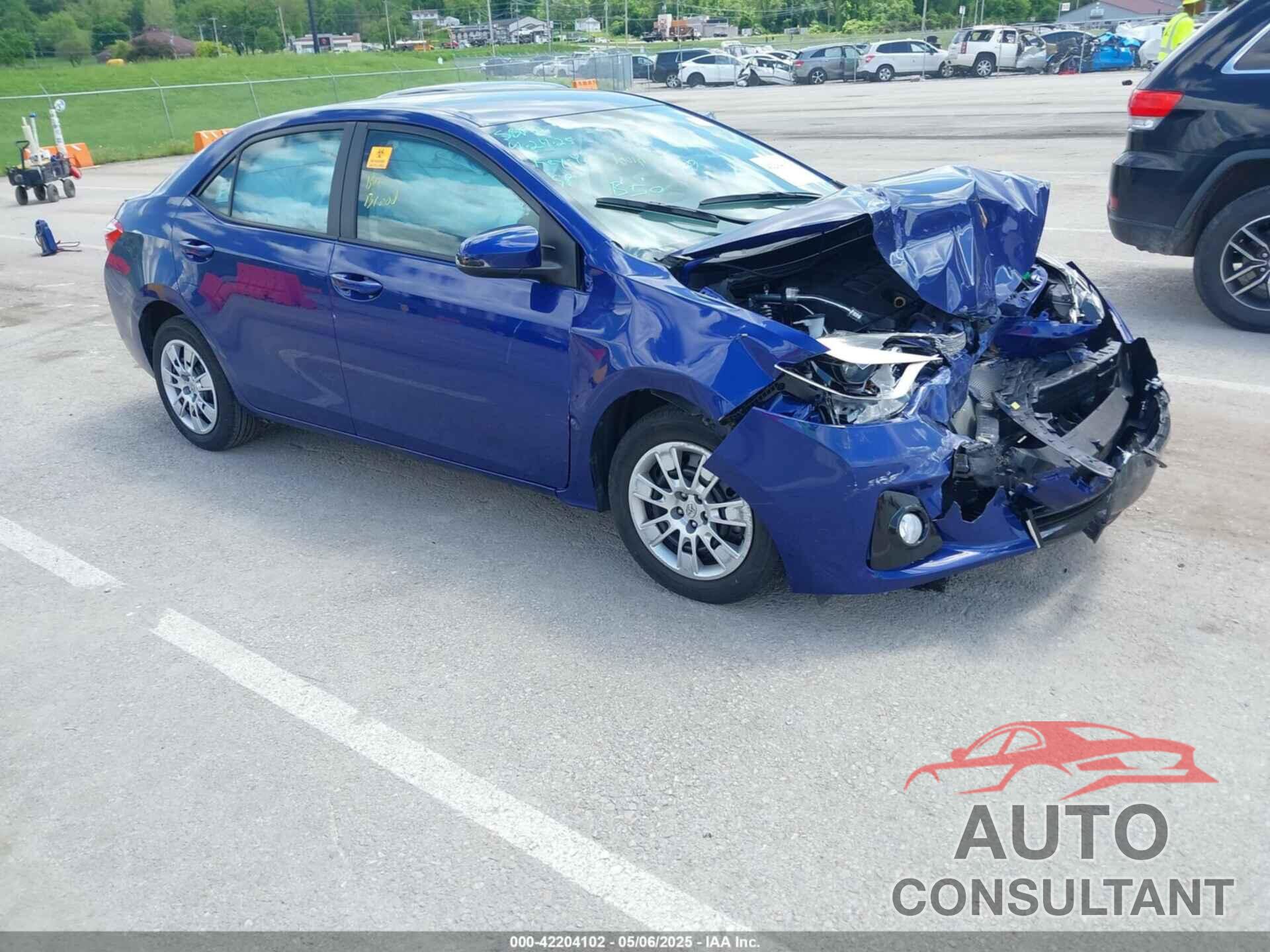 TOYOTA COROLLA 2015 - 2T1BURHE2FC356711